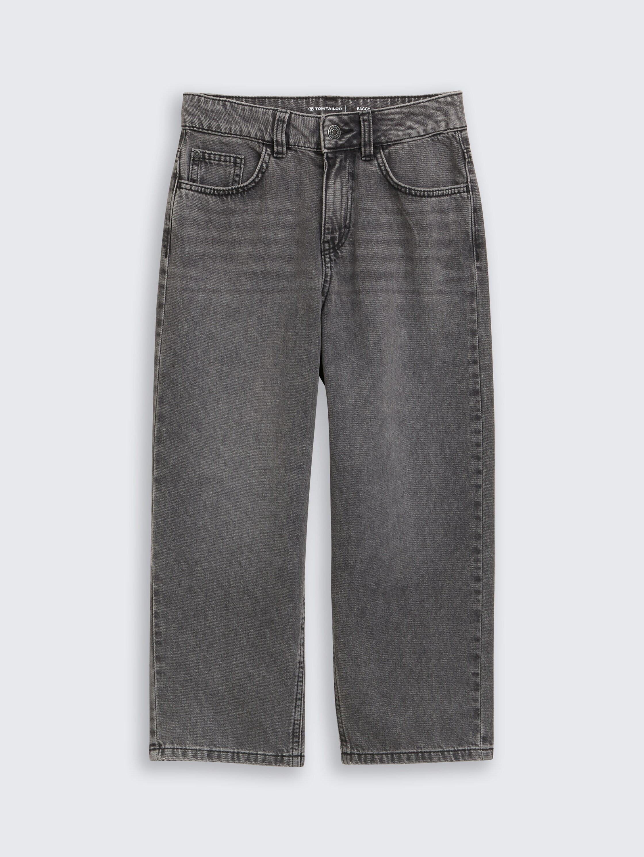 Baggy jeans - used_mid_stone_grey_denim - 
