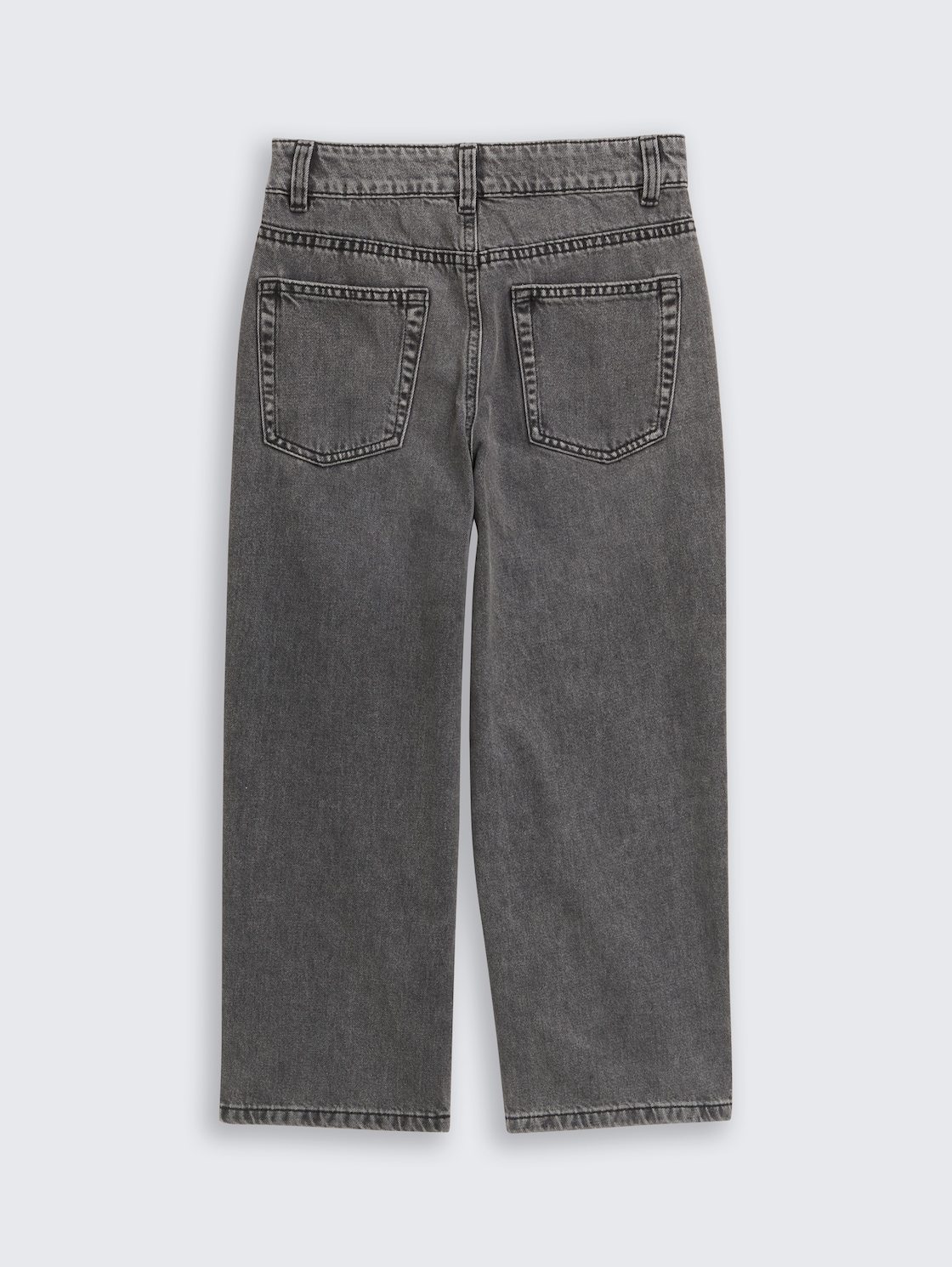 Baggy Jeans - used mid stone grey denim