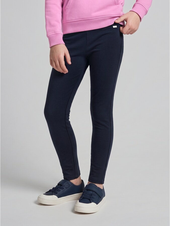 Basic leggings by Mini Girls, sky captain blue