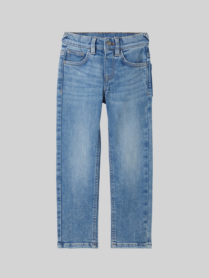 TIM SLIM Jeans mit Stretch von Mini Boys, Stone Blue Denim