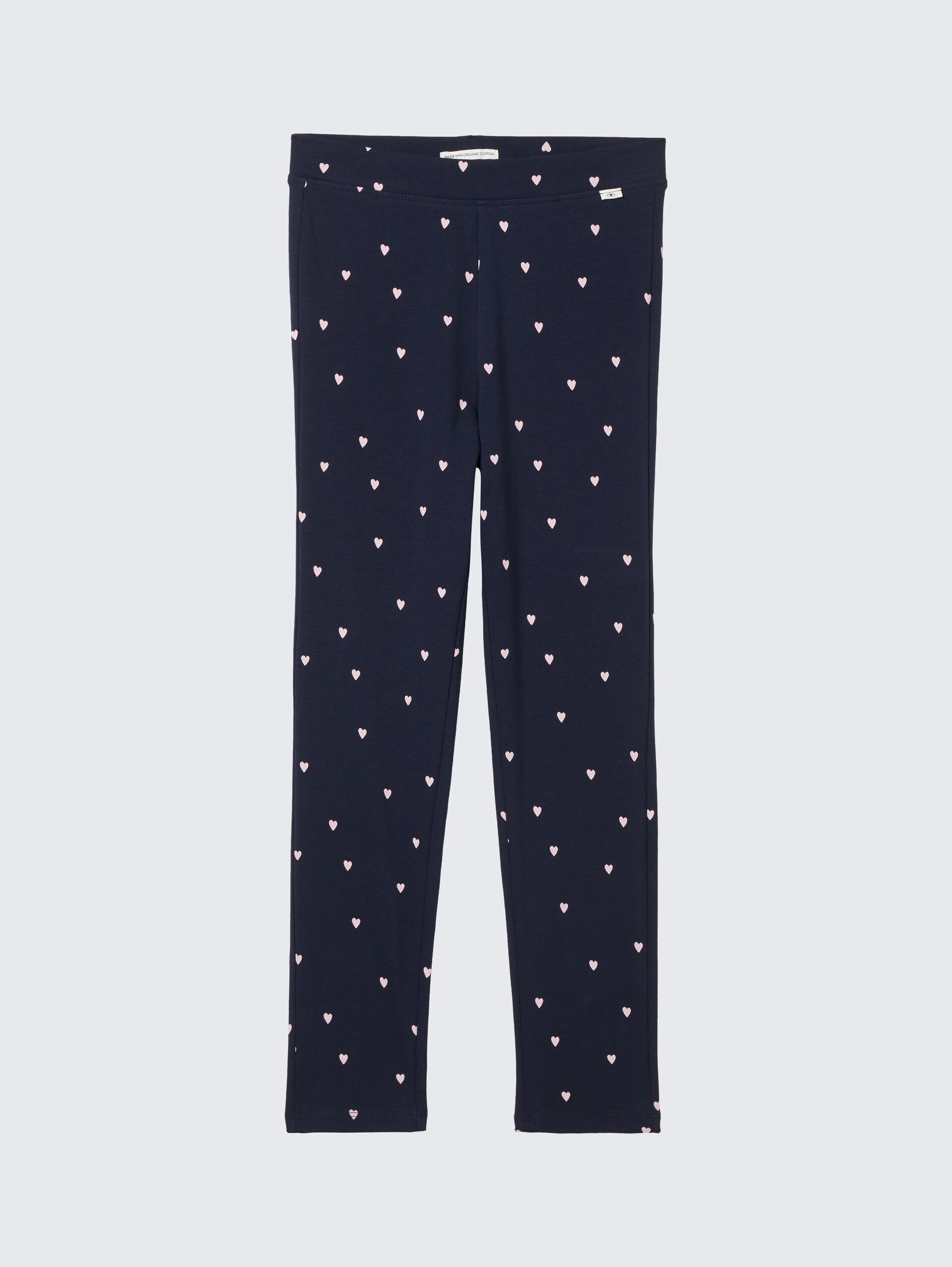 Leggings mit Herzmuster - dark blue pink heart