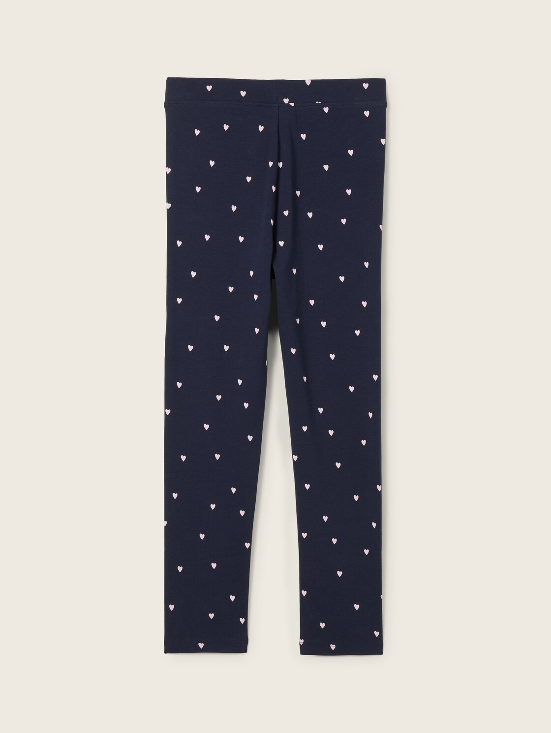 Leggings mit Herzmuster - dark blue pink heart