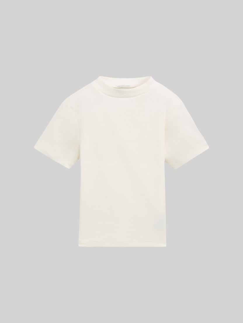 Cropped T-Shirt mit Rippstruktur von Teen Girls, Wool White