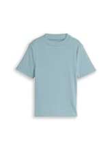 Ausgewählt, Cropped T-Shirt mit Rippstruktur von Tom Tailor, grün