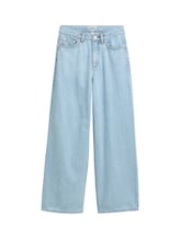 Niet geselecteerd, Wide leg jeans door , blauw