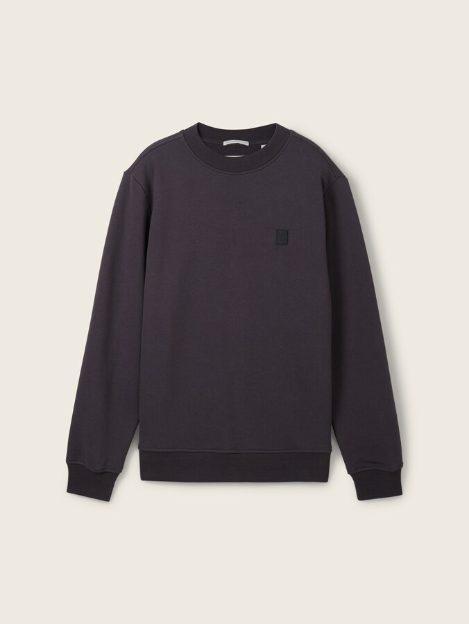 Basic sweatshirt door Teen Boys, coal grey