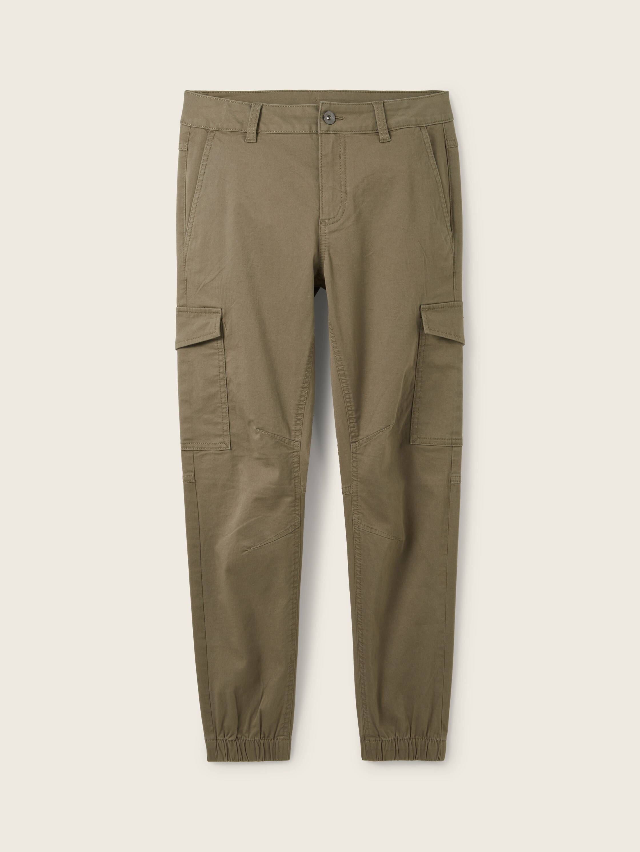 Cargo Hose mit aufgesetzten Taschen - grün - Produktansicht