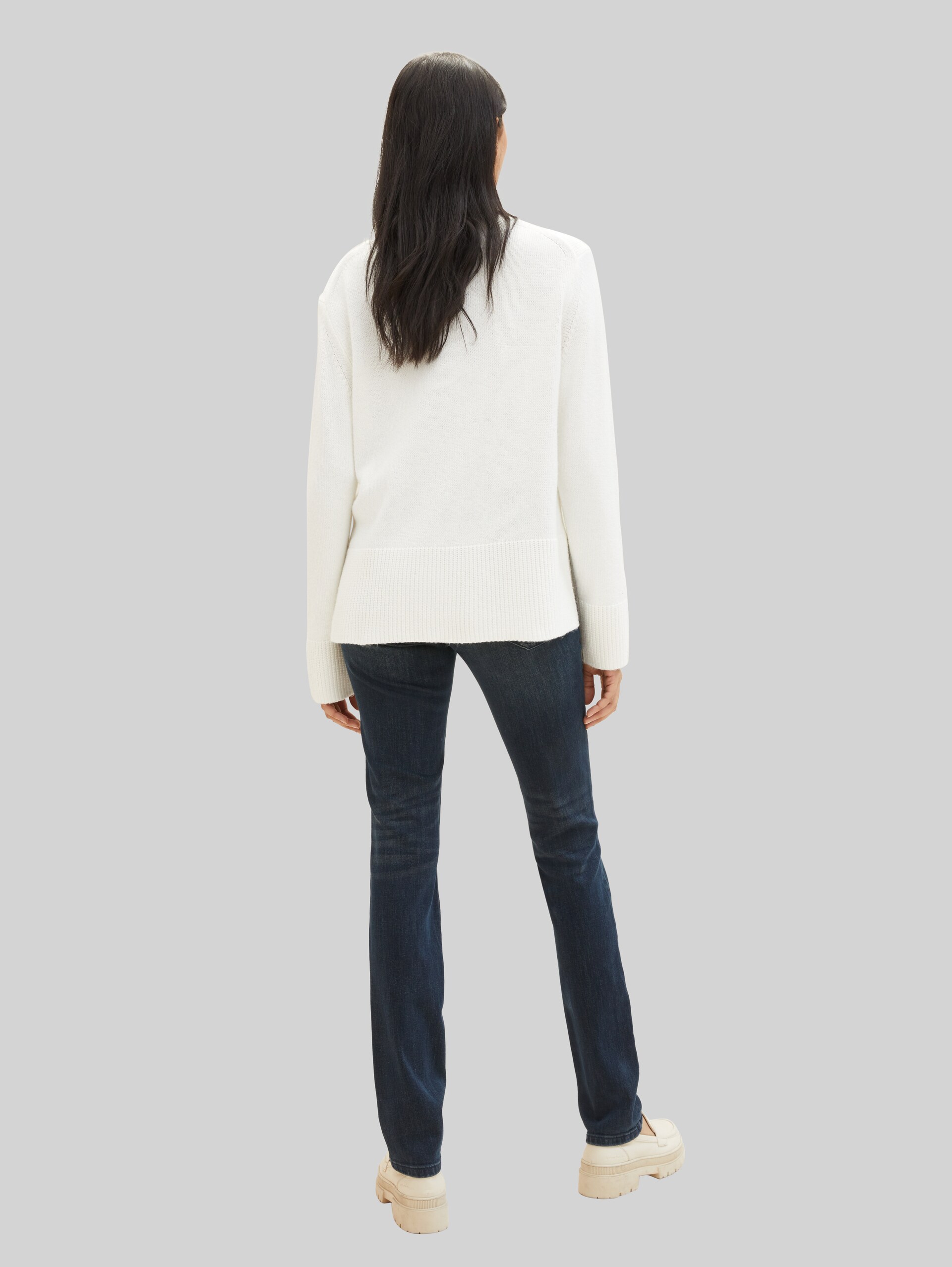 TTALEXA SLIM Jeans - dark stone wash denim - Découpe Vue arrière du modèle