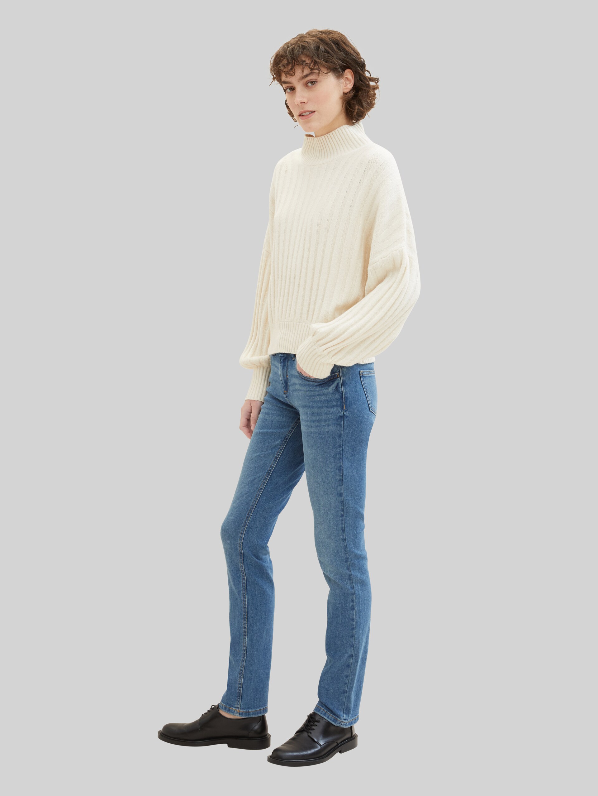 TTALEXA STRAIGHT Jeans - light stone bright blue denim