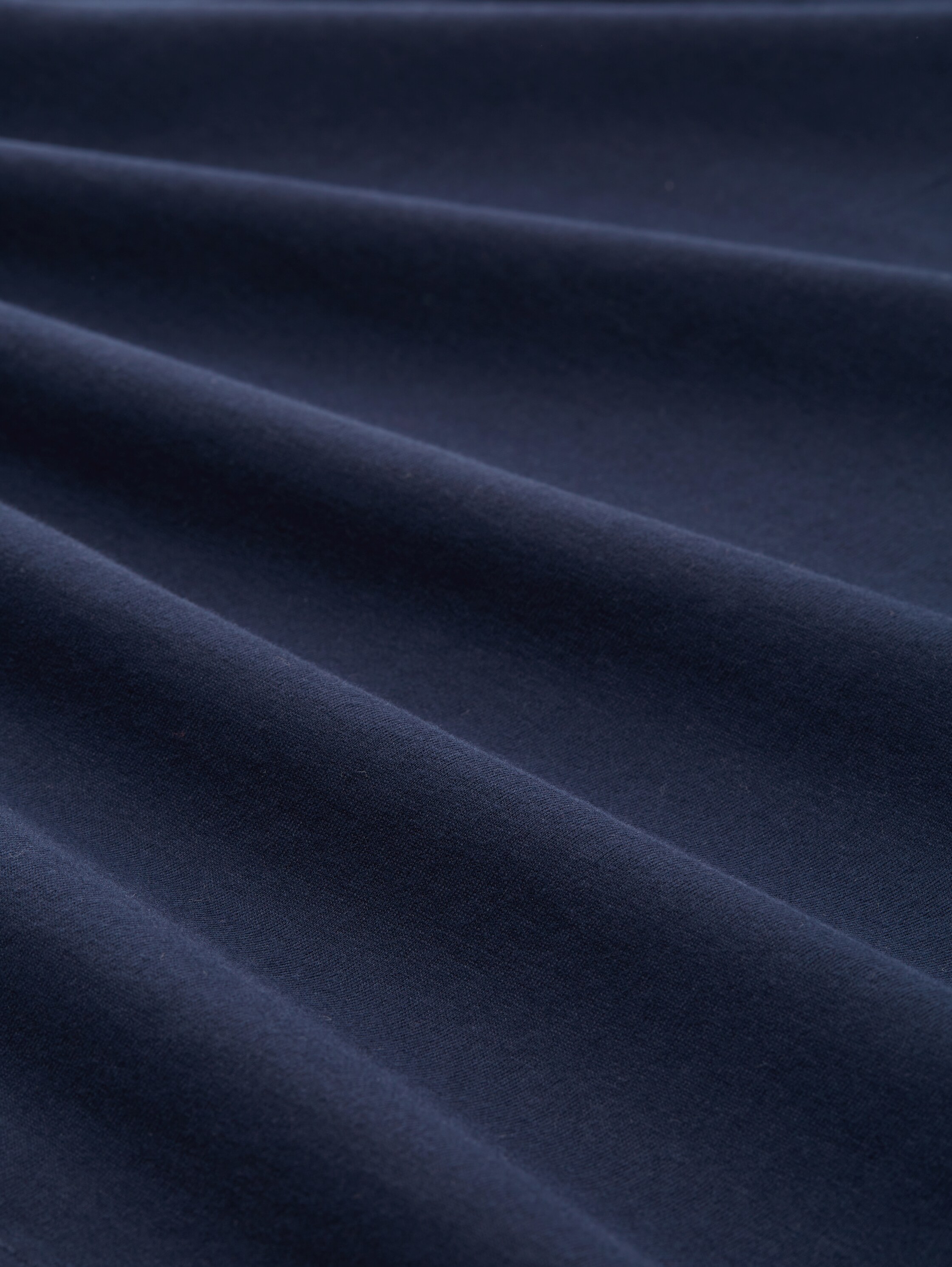 Boxy Fit T-Shirt aus Baumwolle - sky captain blue - Material-Ansicht