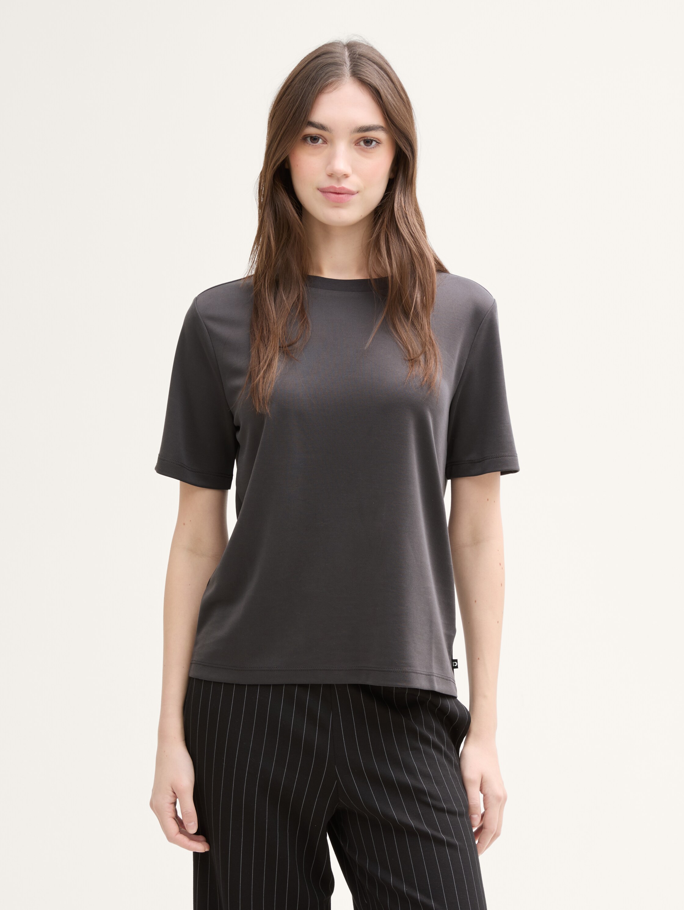 Loose Fit T-Shirt - tarmac_grey - 