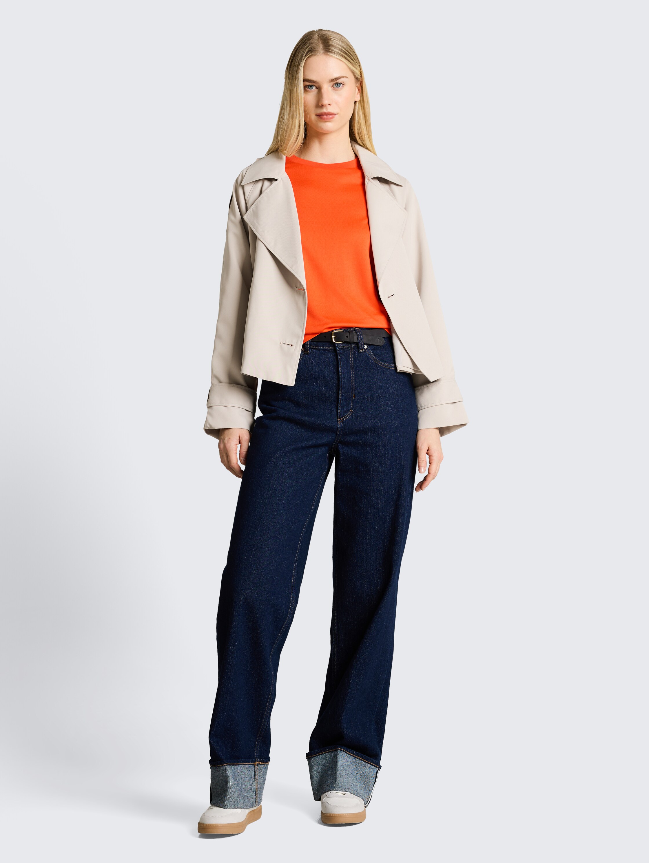 Loose-fit T-shirt - fiery_orange - 