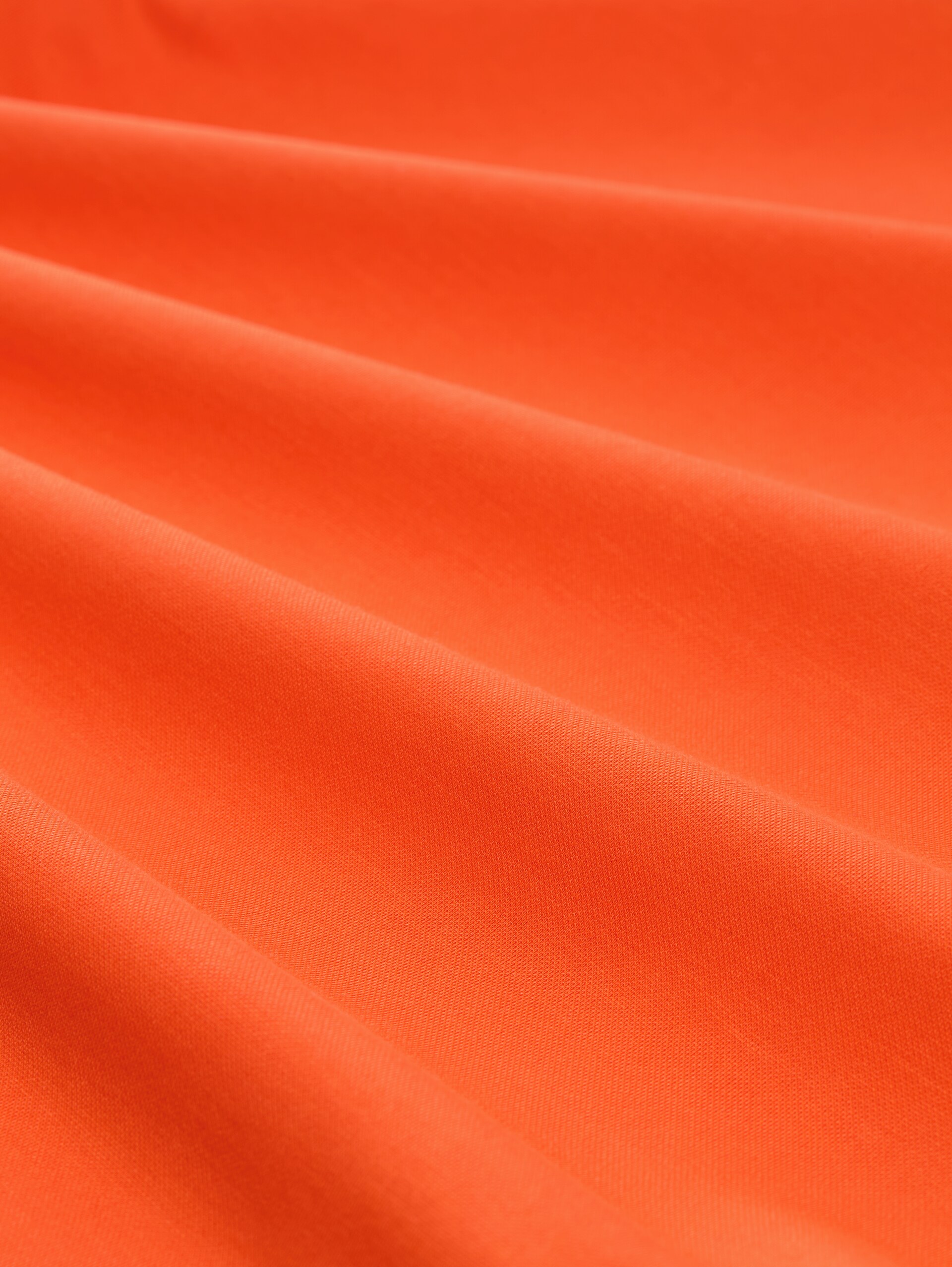 T-shirt met losse pasvorm - Fiery Orange - Materiaalweergave