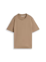Geselecteerd, T-shirt met losse pasvorm door Tom Tailor, bruin