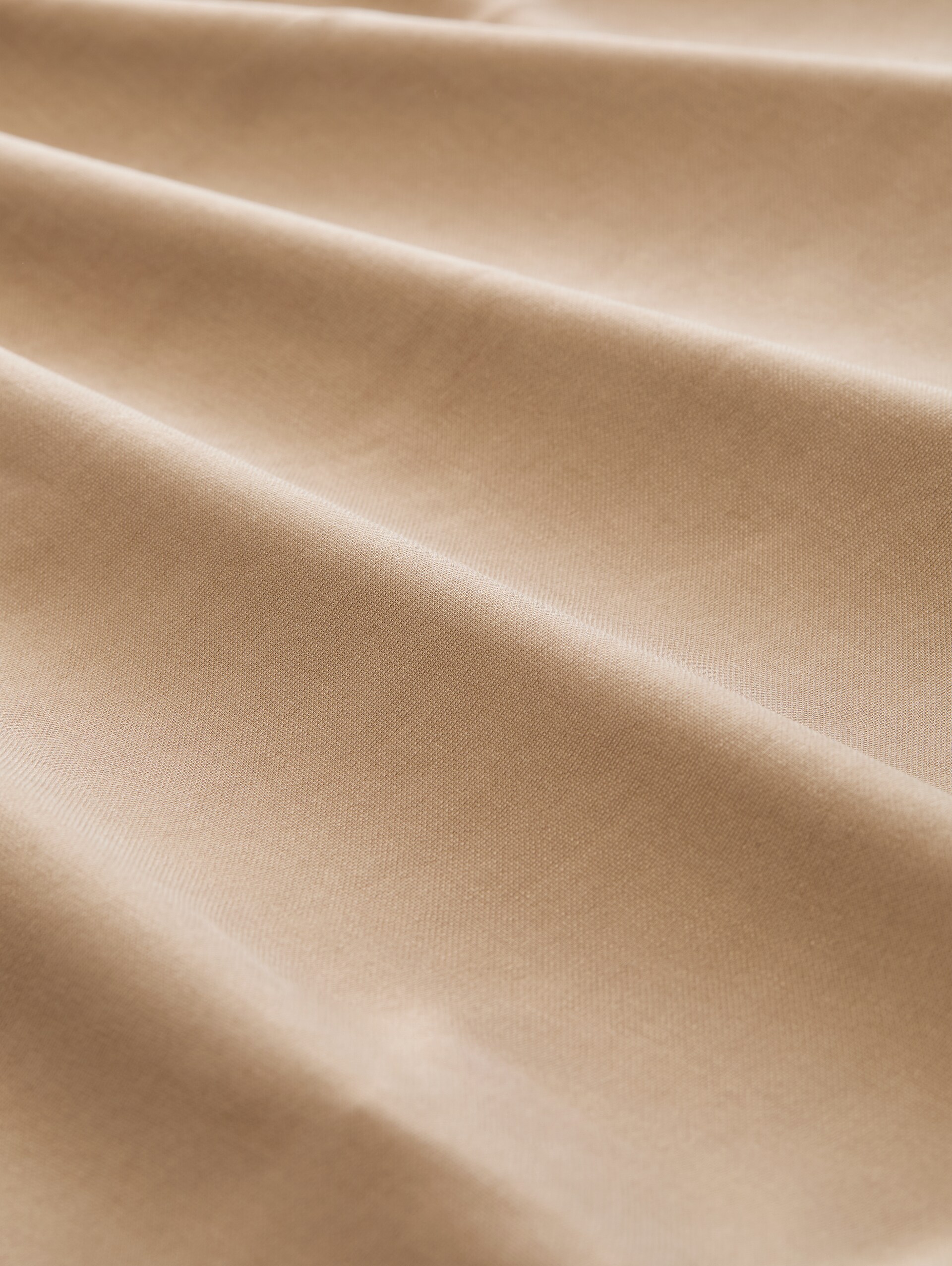 T-shirt met losse pasvorm - Mink Beige - Materiaalweergave