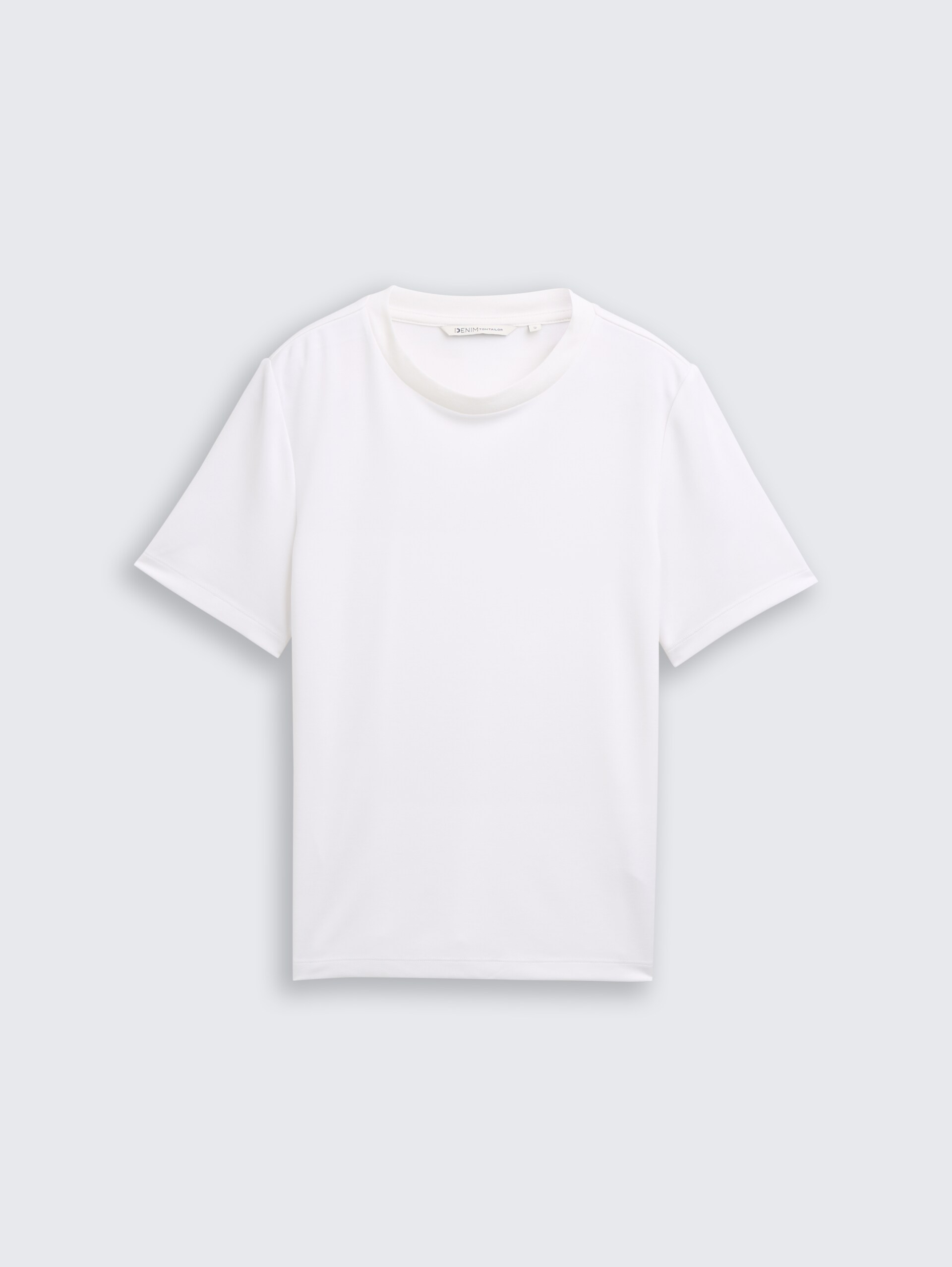 T-shirt met losse pasvorm - White - Product vooraanzicht