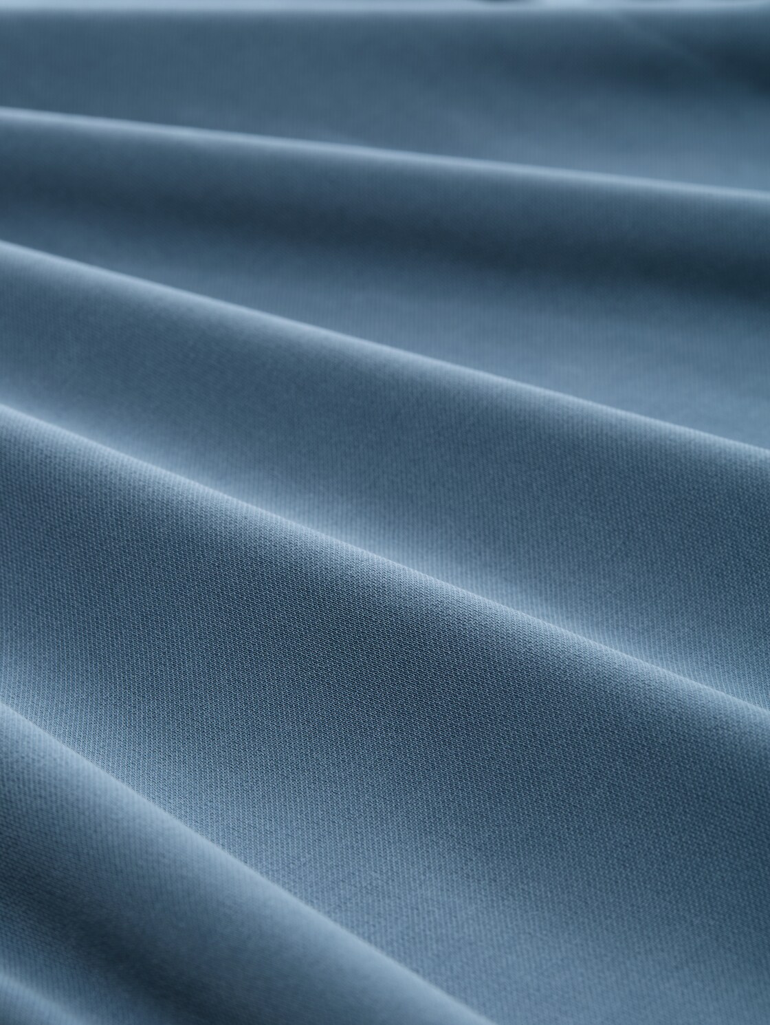 Loose Fit T-Shirt - dusty denim blue - Material-Ansicht