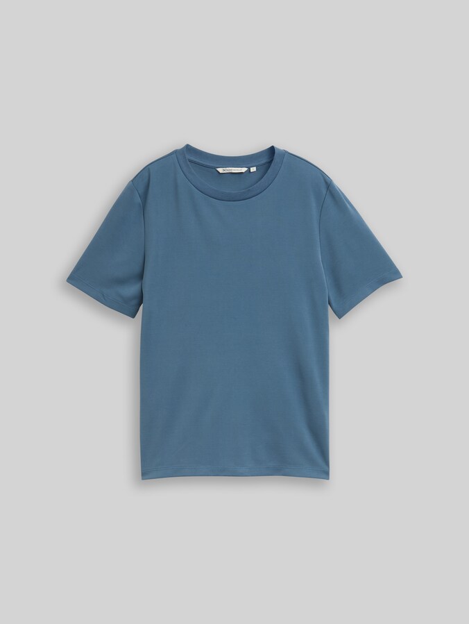 T-shirt ample par Denim Female, dusty denim blue