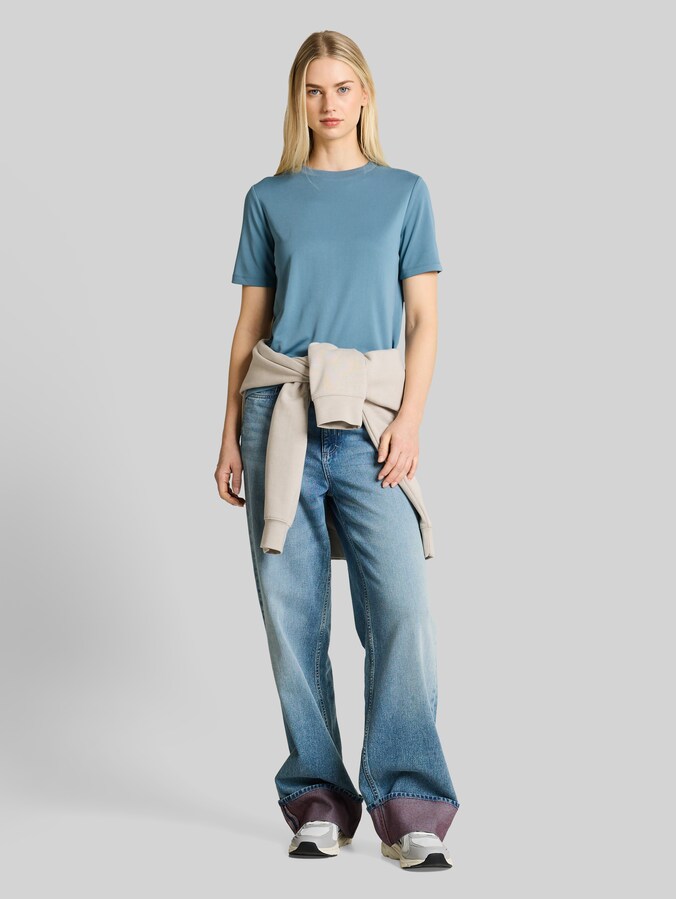 T-shirt met losse pasvorm door Denim Female, spring lake blue
