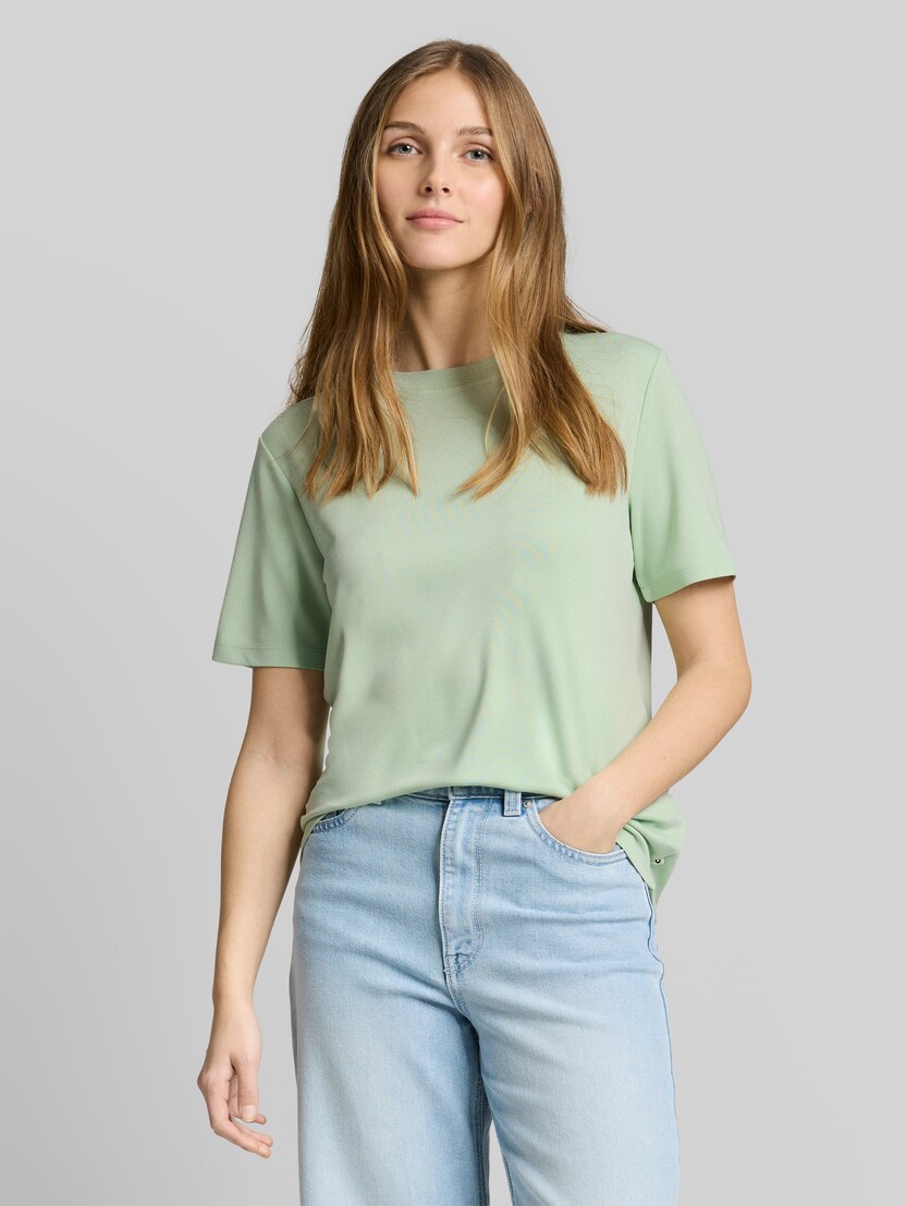 Loose Fit T-Shirt von Denim Female, light matcha green