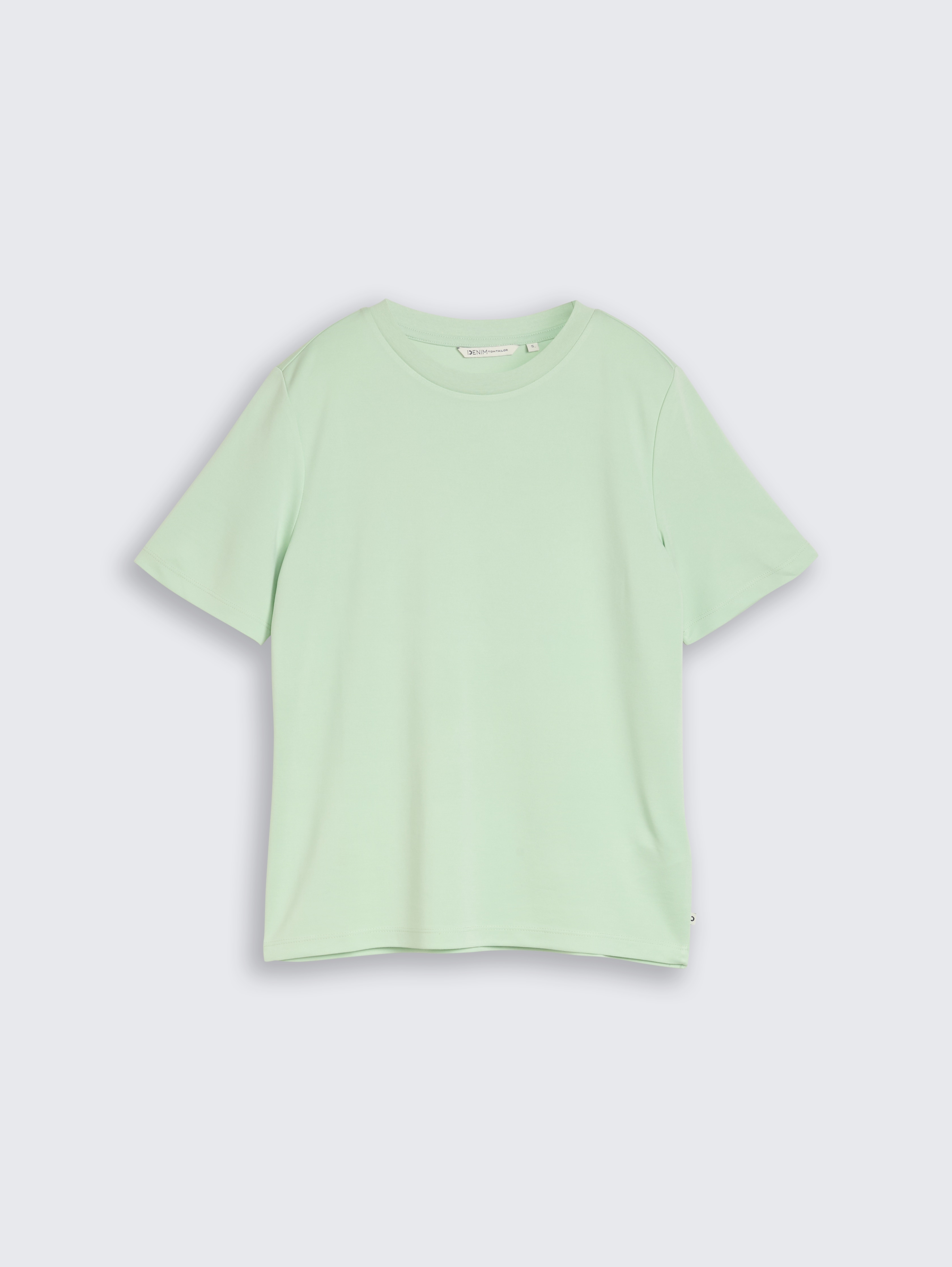 Loose Fit T-Shirt von Denim Female, light matcha green