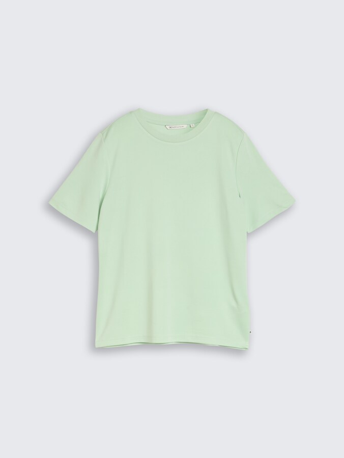 Loose Fit T-Shirt von Denim Female, light matcha green