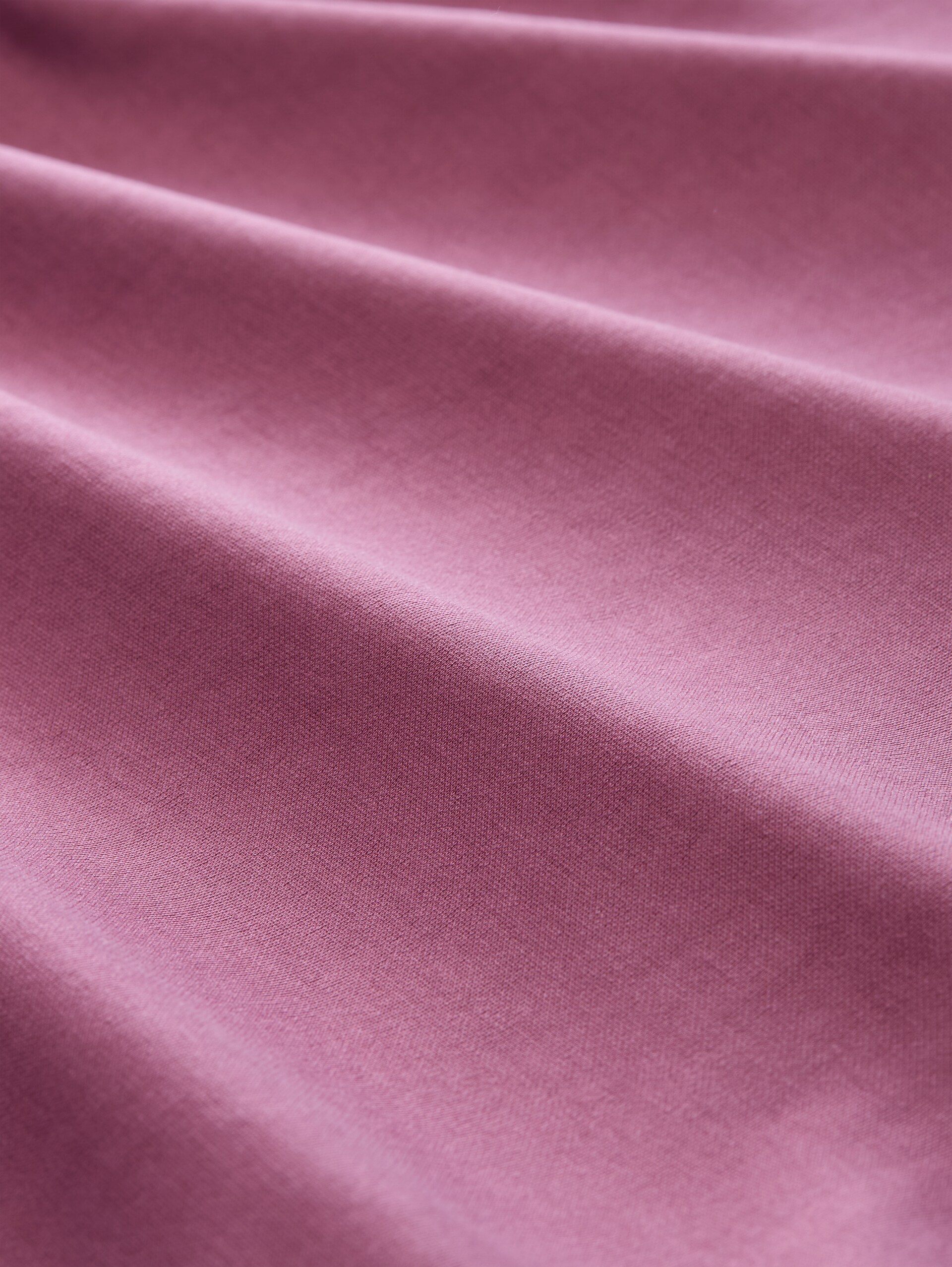 T-shirt met losse pasvorm - dusty berry - Materiaalweergave