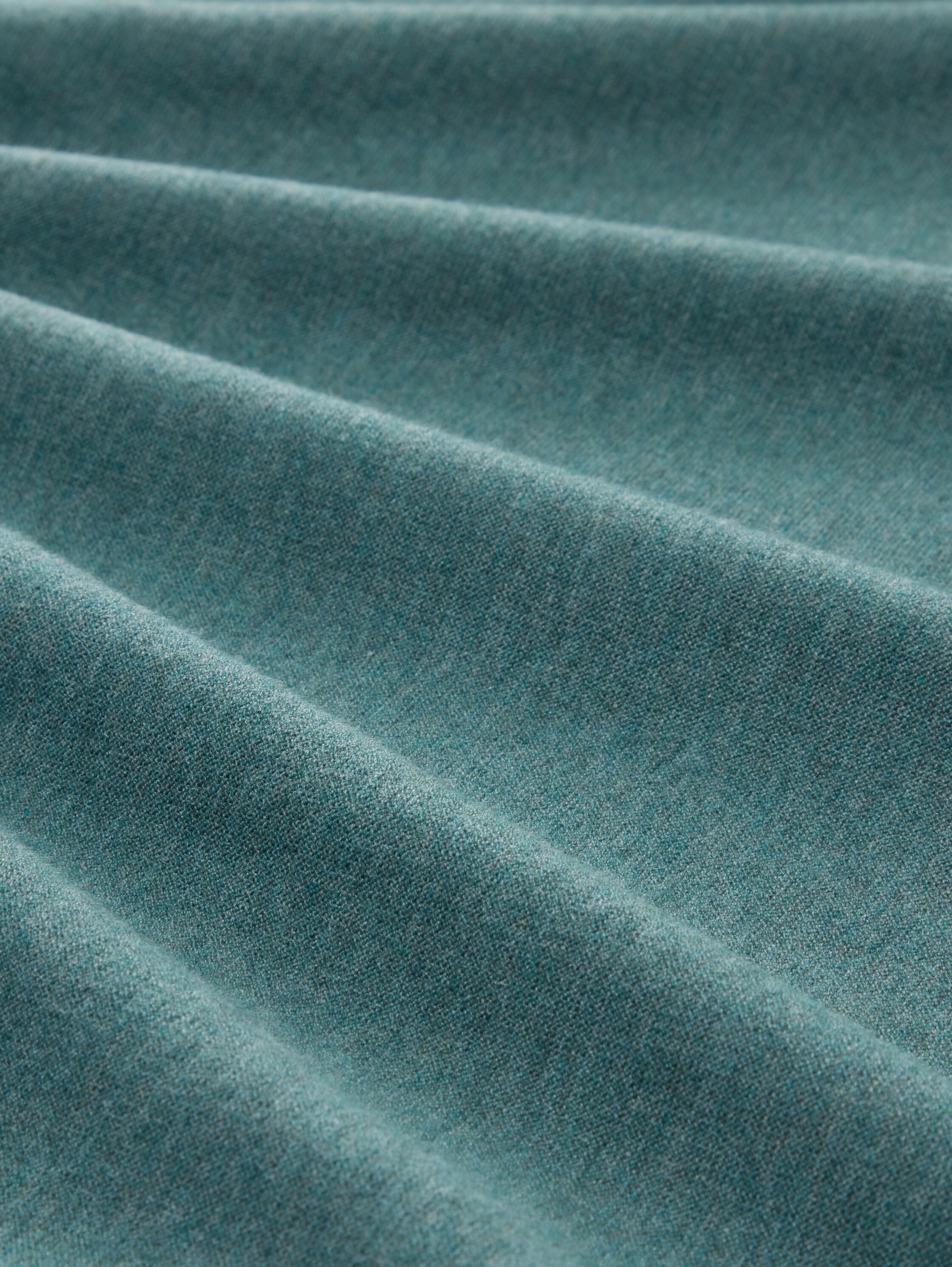 Strickpullover mit Tencel™ Lyocell - sea pine green melange - Material-Ansicht