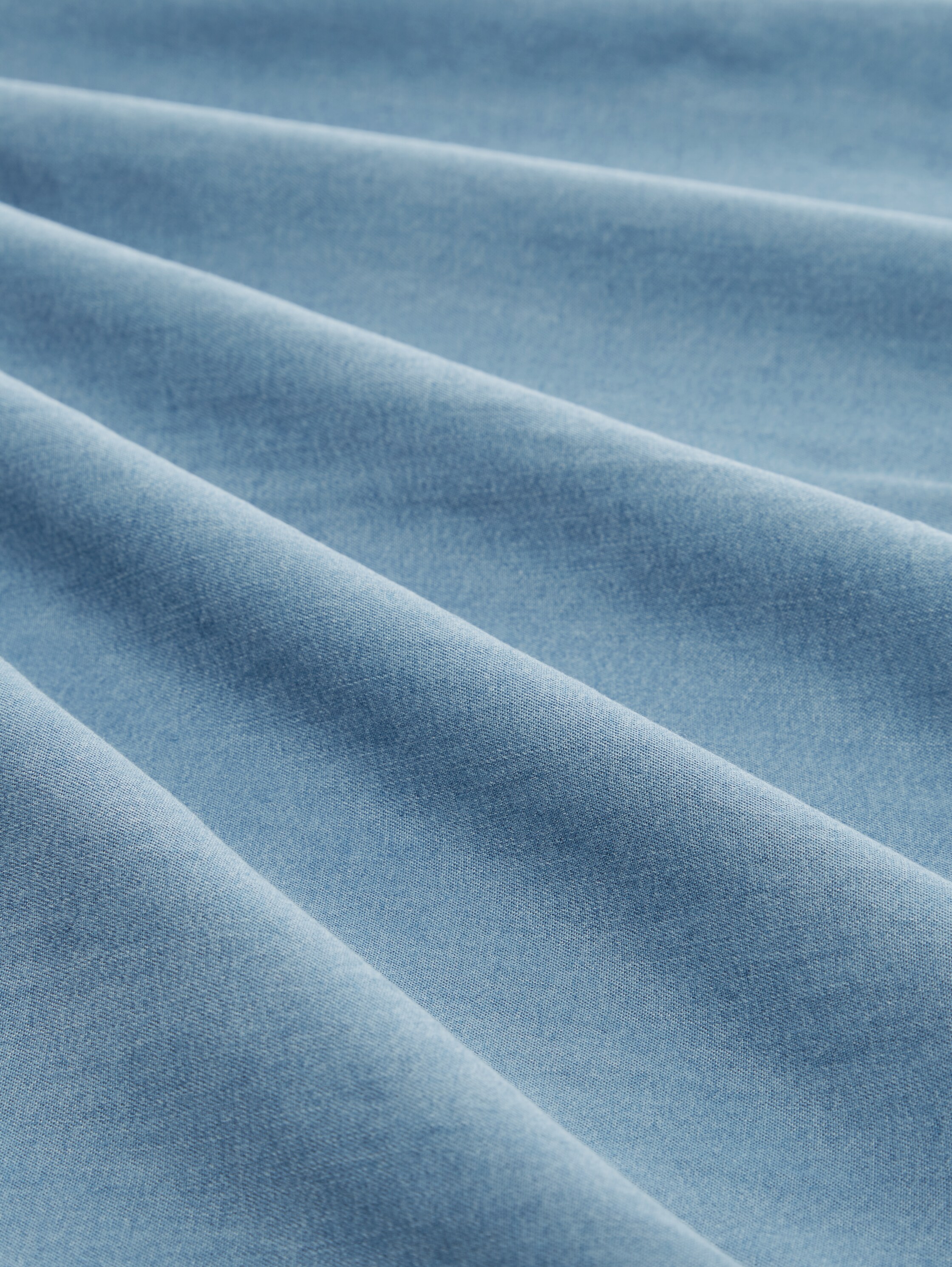 Blouse met TENCEL™ Lyocell - clean_mid_stone_blue_denim - 
