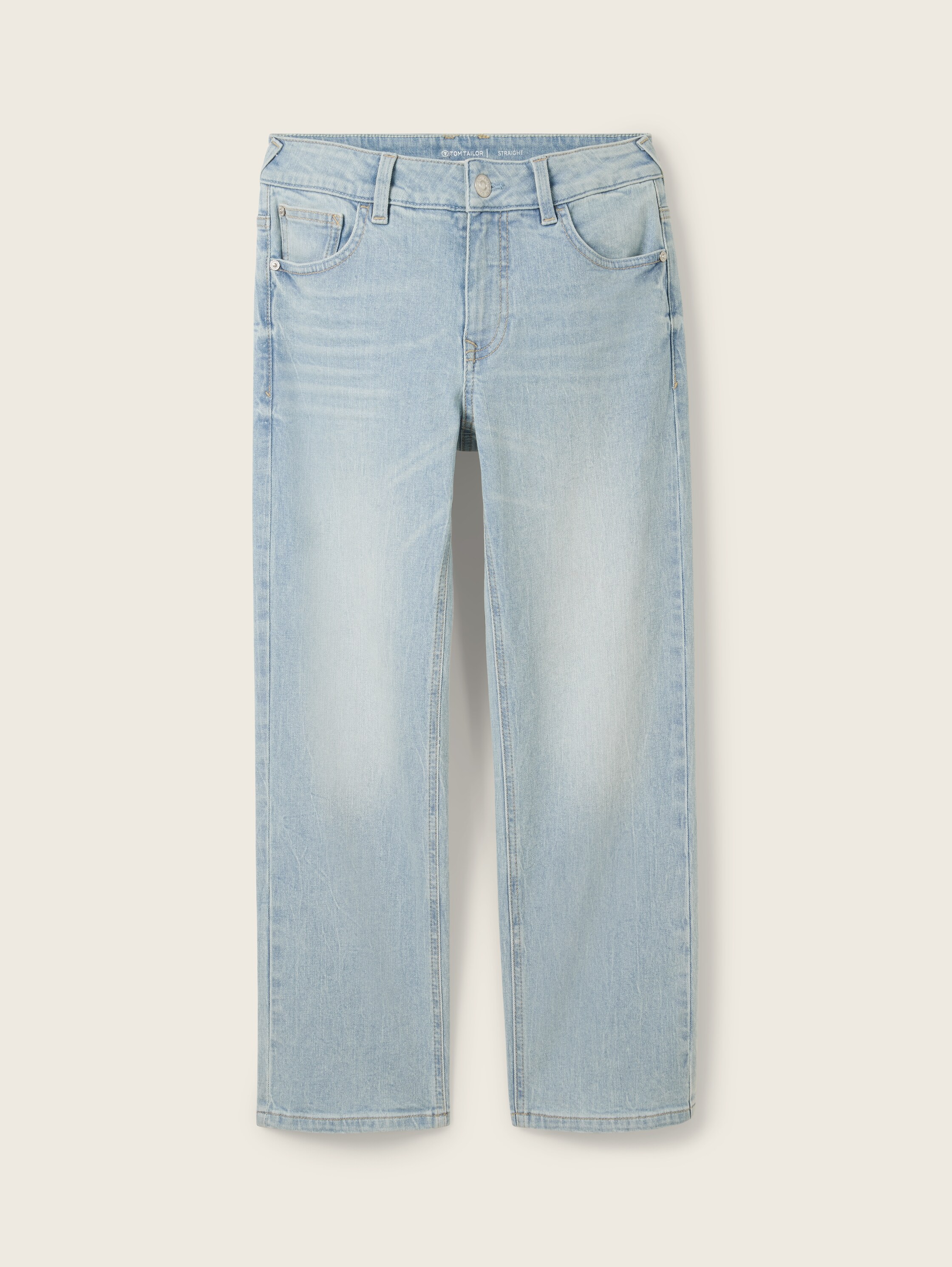 Straight Jeans mit Bio-Baumwolle - blau - 7 alt image