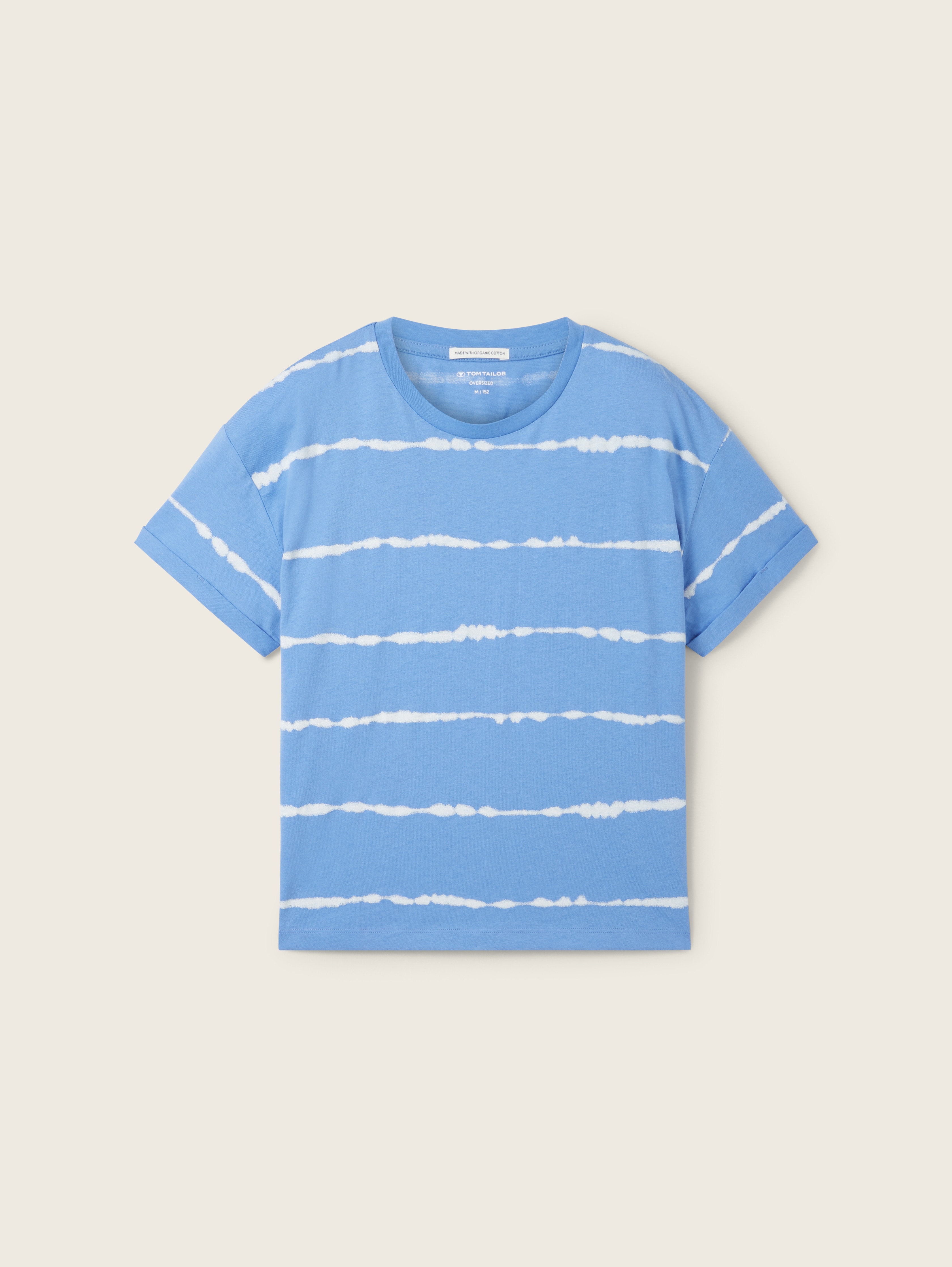 Oversized T-shirt with organic cotton by Tom Tailor