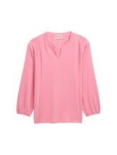 Ausgewählt, Plus Size - Blusenshirt mit Streifenmuster von Tom Tailor, rot