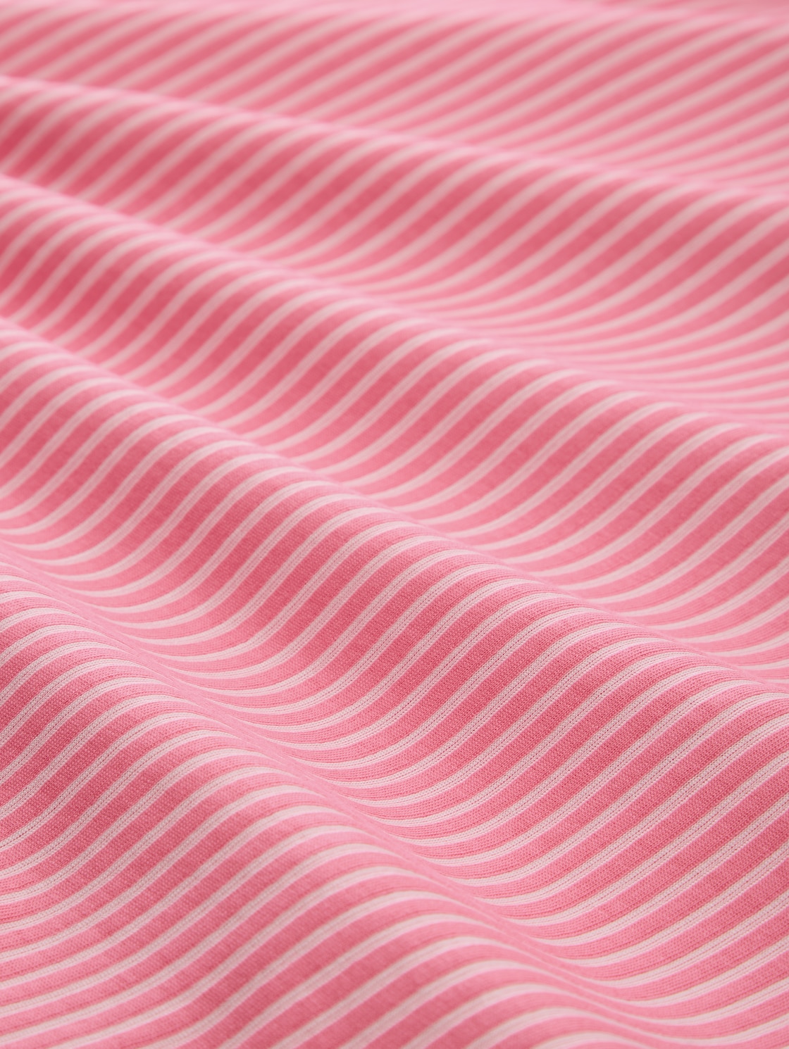 Plus Size - Blusenshirt mit Streifenmuster - bright rose white thin stripe - Material-Ansicht