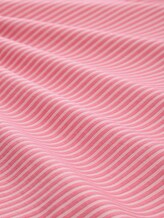 Plus Size - Blusenshirt mit Streifenmuster - bright rose white thin stripe - Material-Ansicht