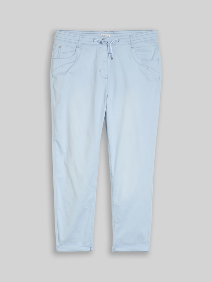 Plus Size - Cropped slim-fit broek door Women Plus Size, Kentucky Blue