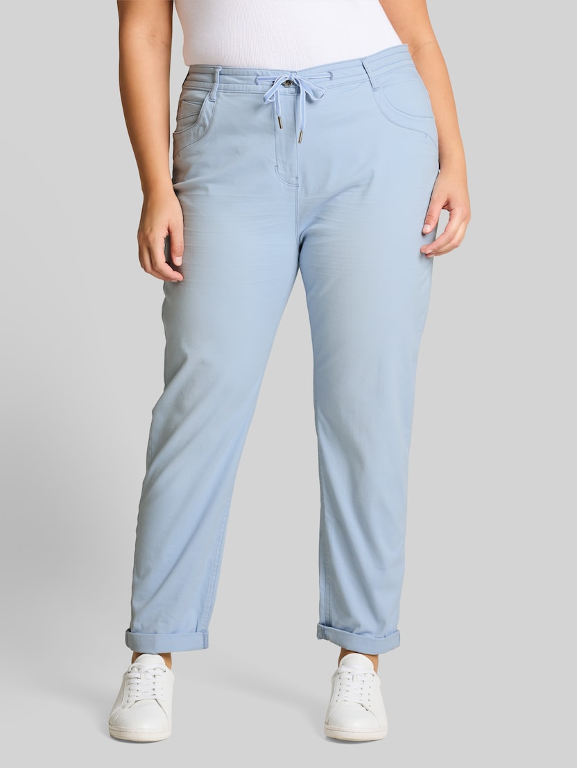 Plus Size - Cropped Slim Hose von Women Plus Size, Kentucky Blue