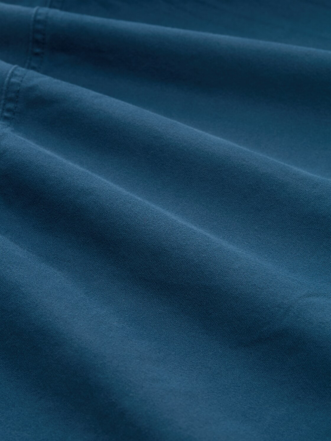 Plus Size - Cropped Slim Hose - Dark Petrol - Material-Ansicht