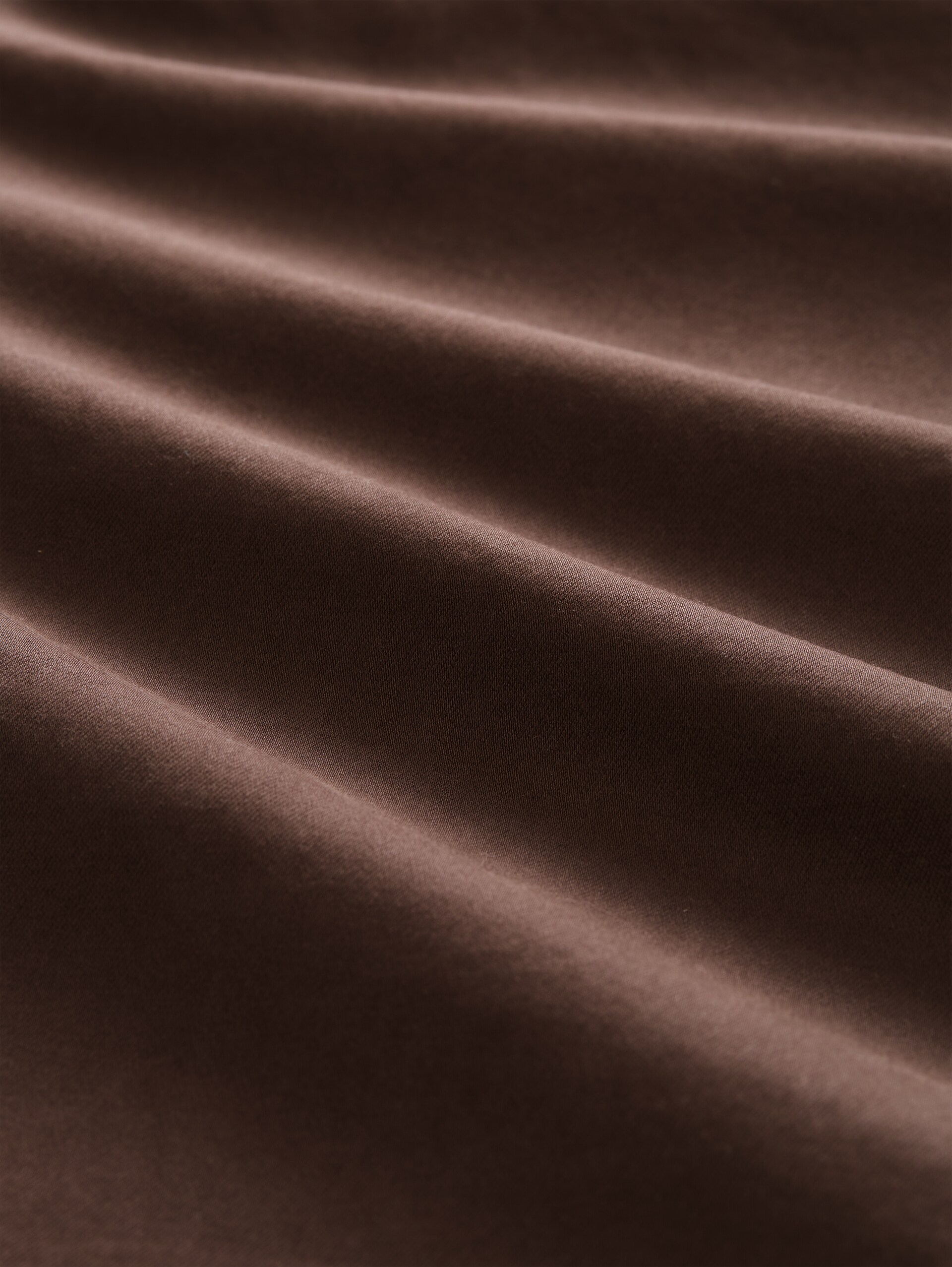 Plus Size - Pantalon slim court - java dark brown - Vue de la matière