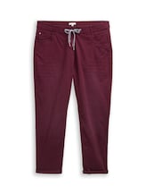 Geselecteerd, Plus Size - Cropped Slim broek door Tom Tailor, rood