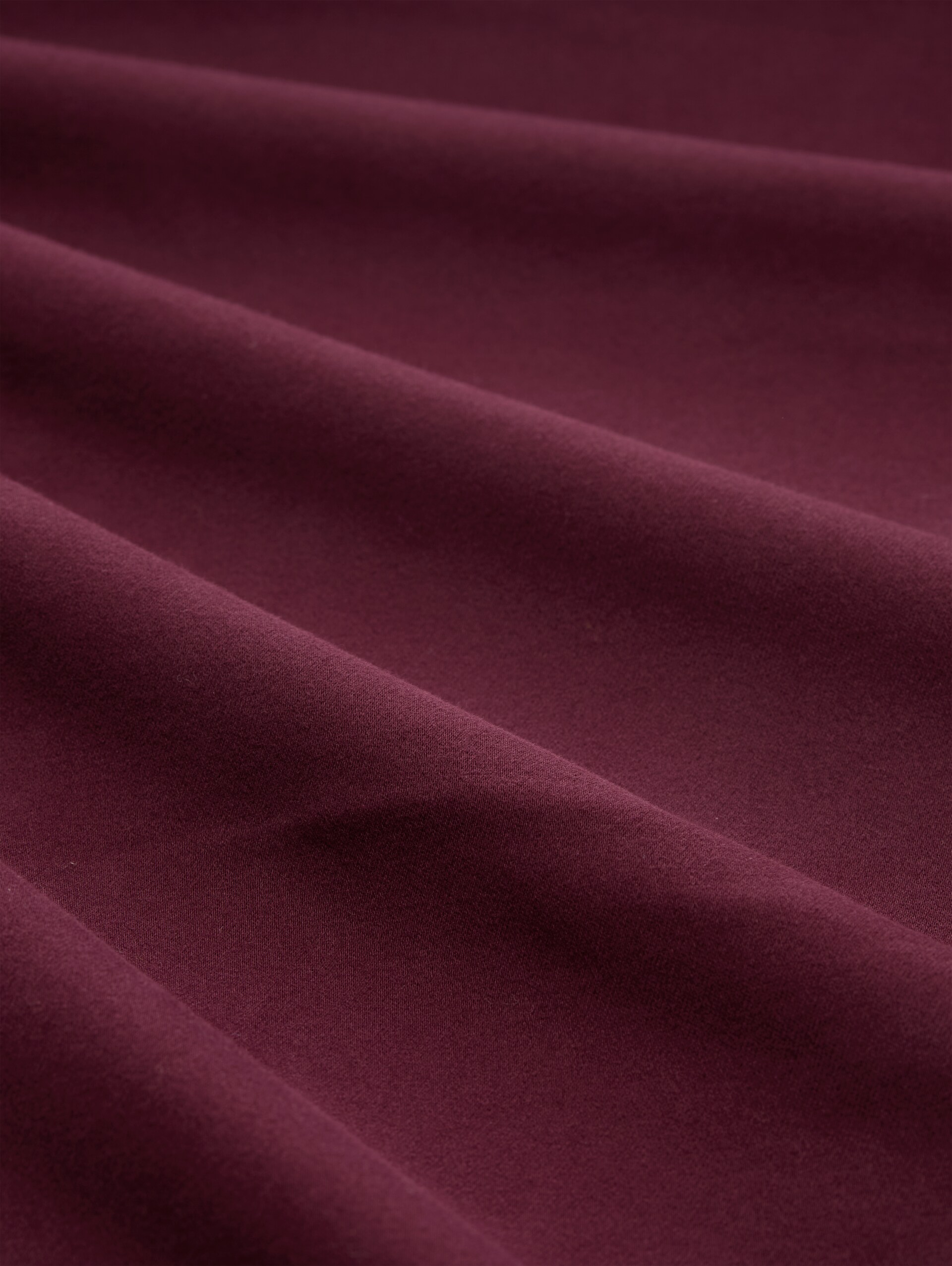 Plus Size - Cropped Slim Hose - bordeaux red - Material-Ansicht