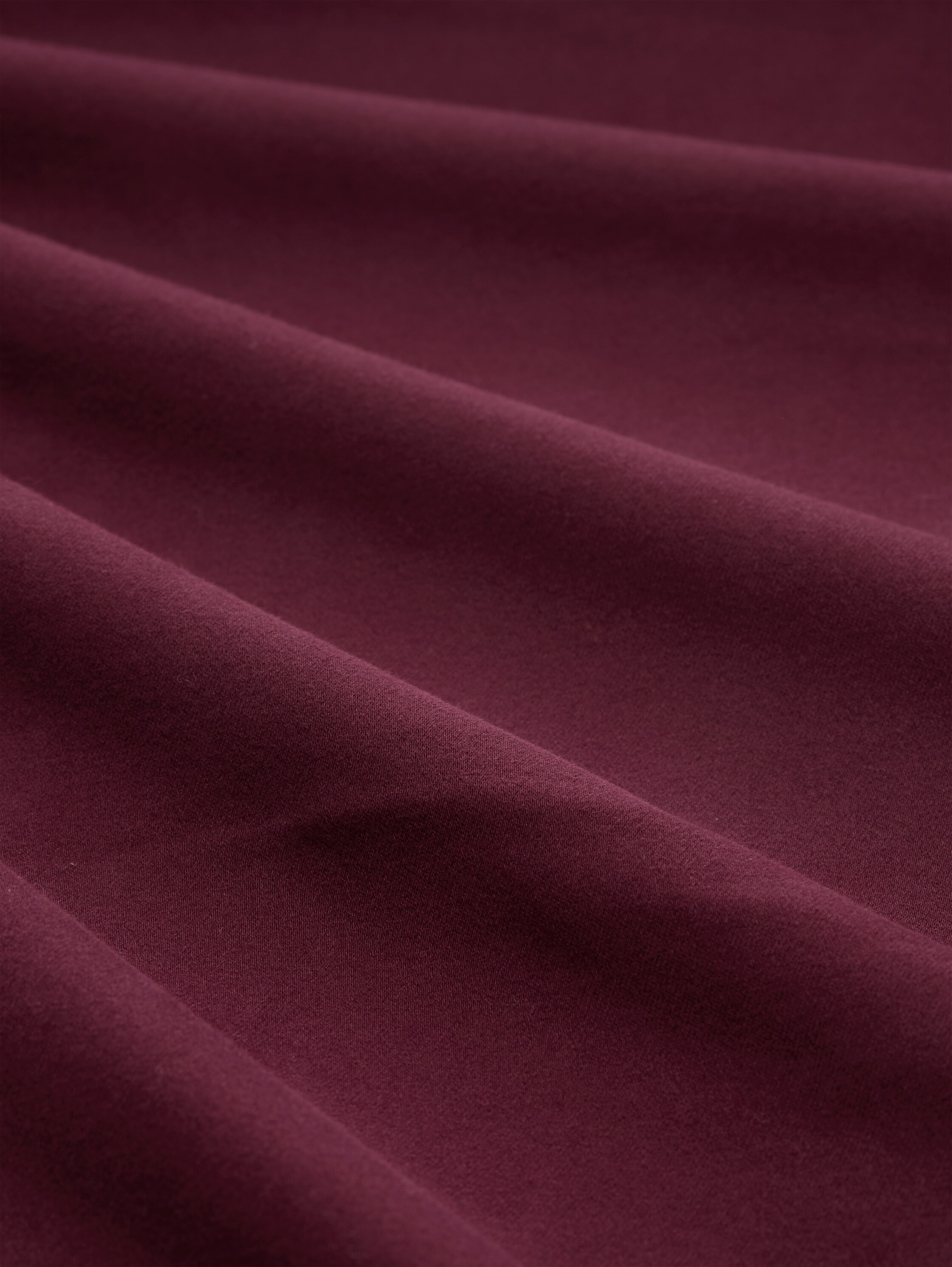 Plus Size - Cropped Slim broek - bordeaux red - Materiaalweergave