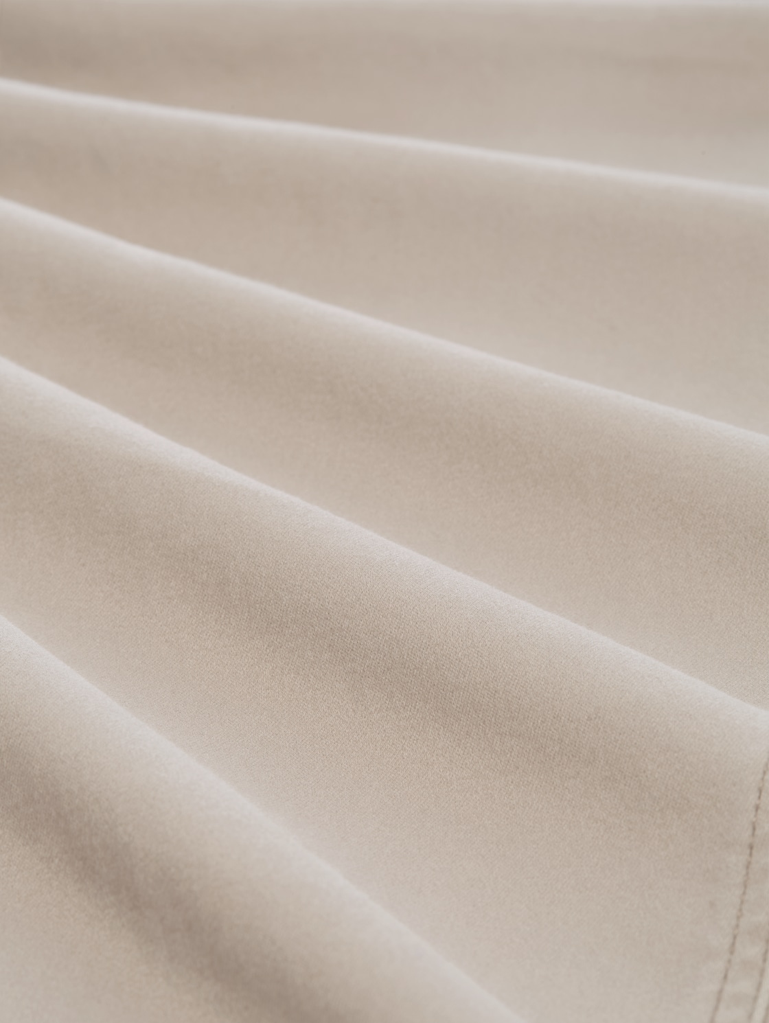 Plus Size - Cropped Slim Hose - soft taupe grey - Material-Ansicht