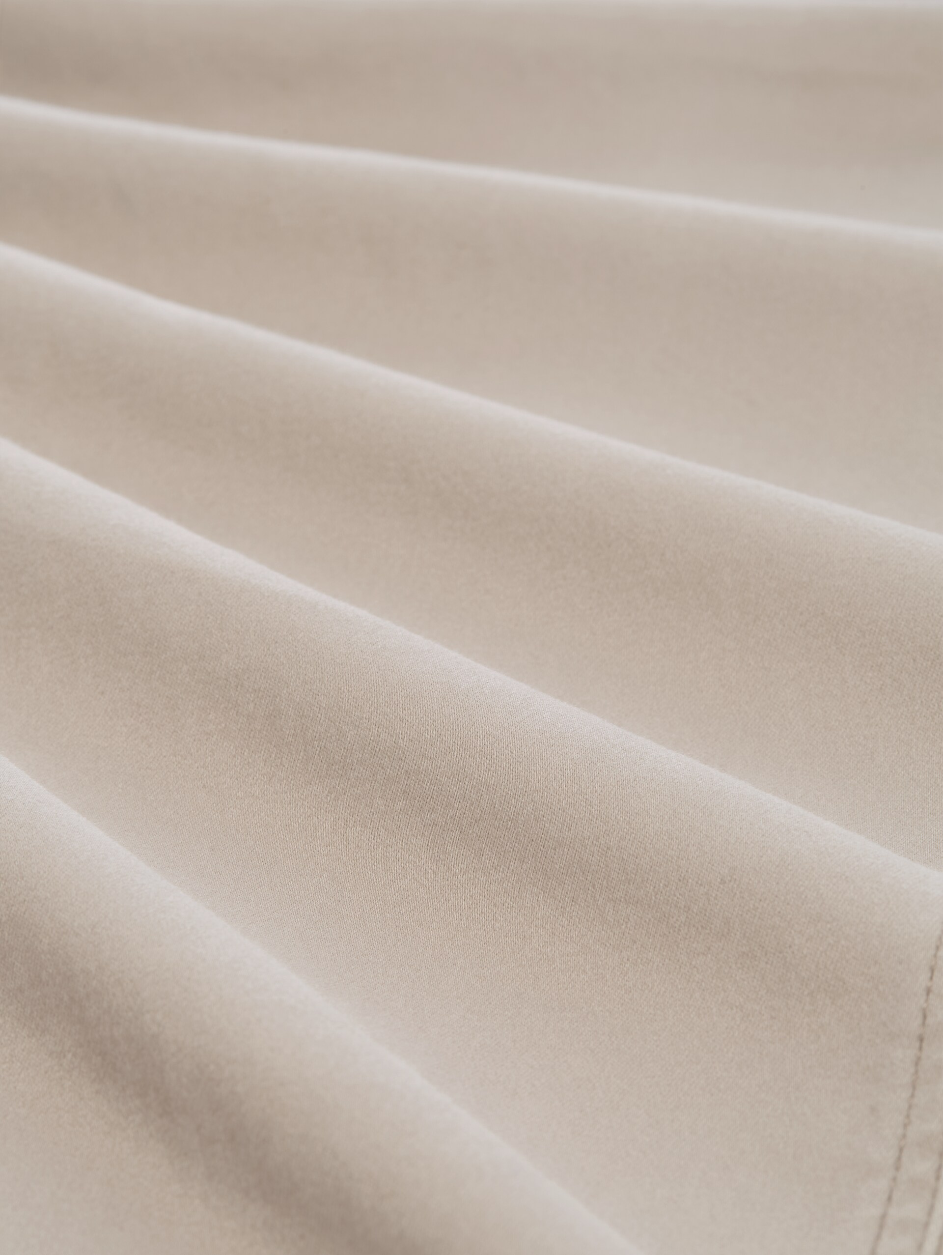 Plus Size - Cropped Slim Hose - soft taupe grey - Material-Ansicht