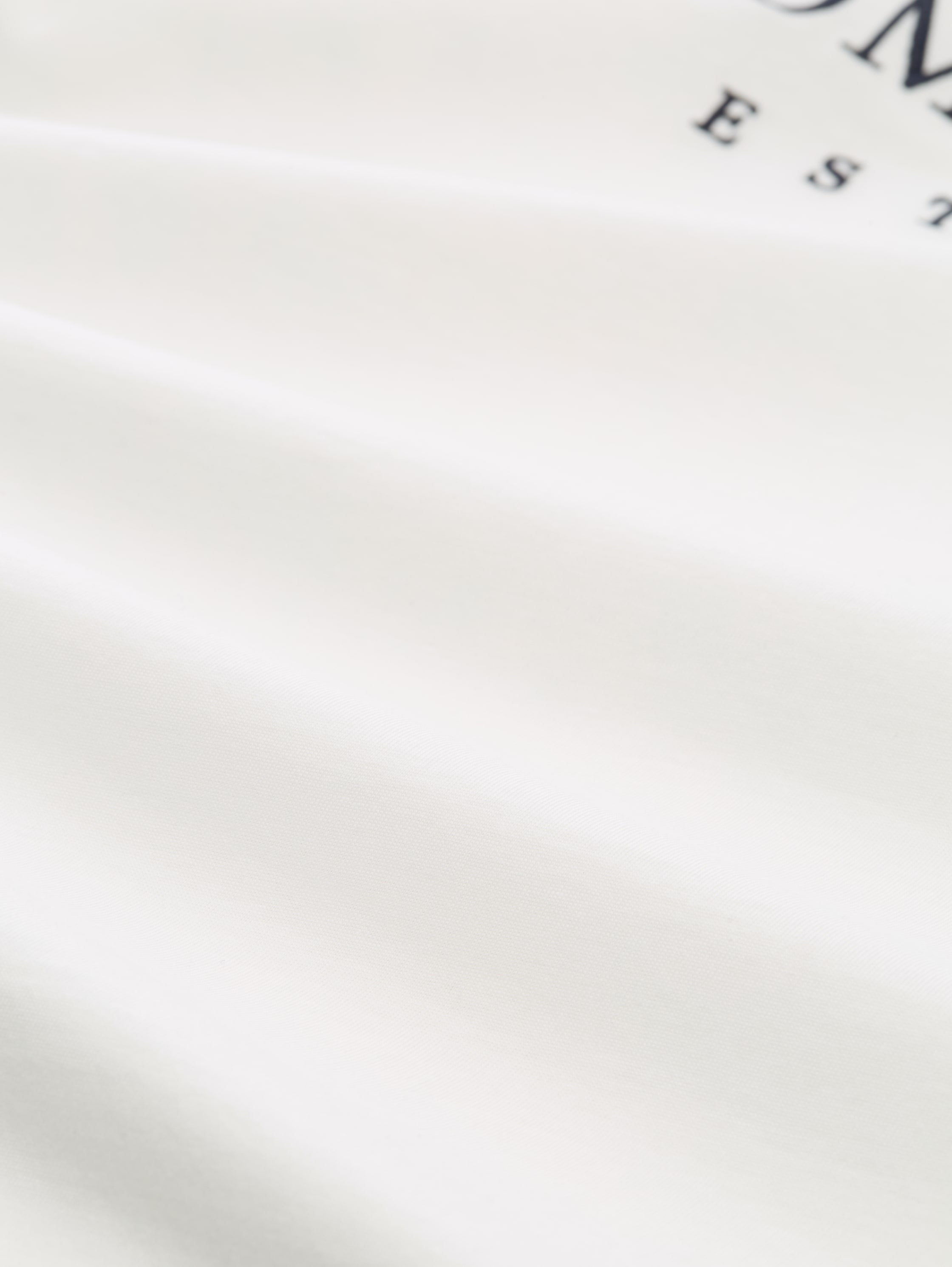 T-Shirt mit Logo-Stickerei - off white - Material-Ansicht