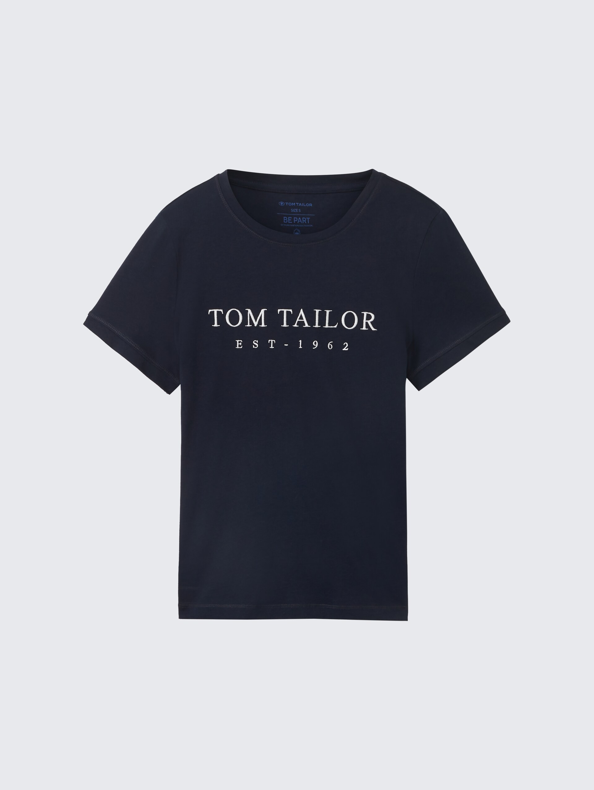 T-Shirt mit Logo-Stickerei - sky captain blue - Vorder-Produkt-Ansicht
