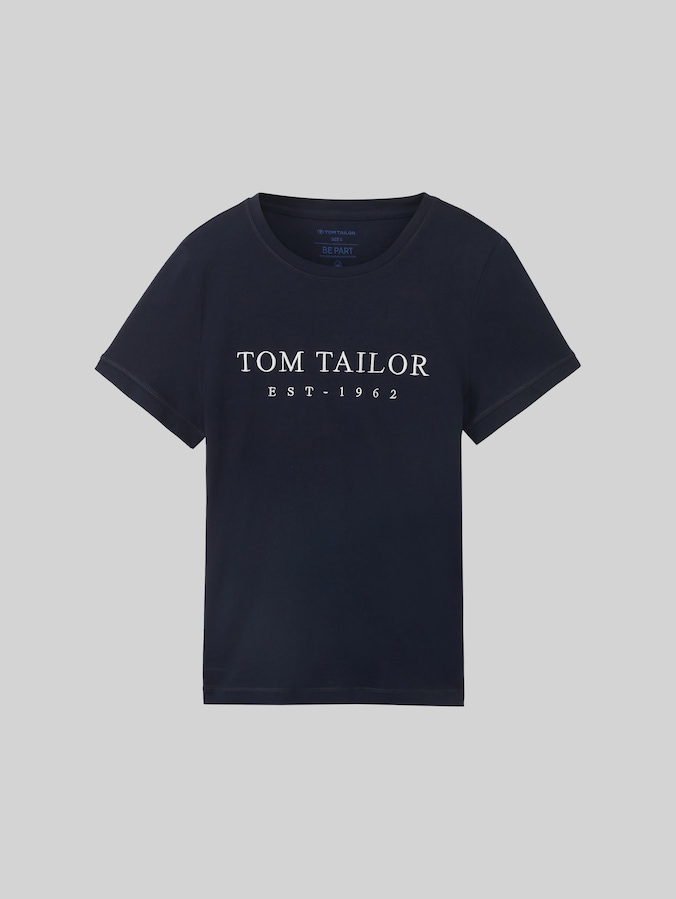 T-Shirt mit Logo-Stickerei von Women, sky captain blue