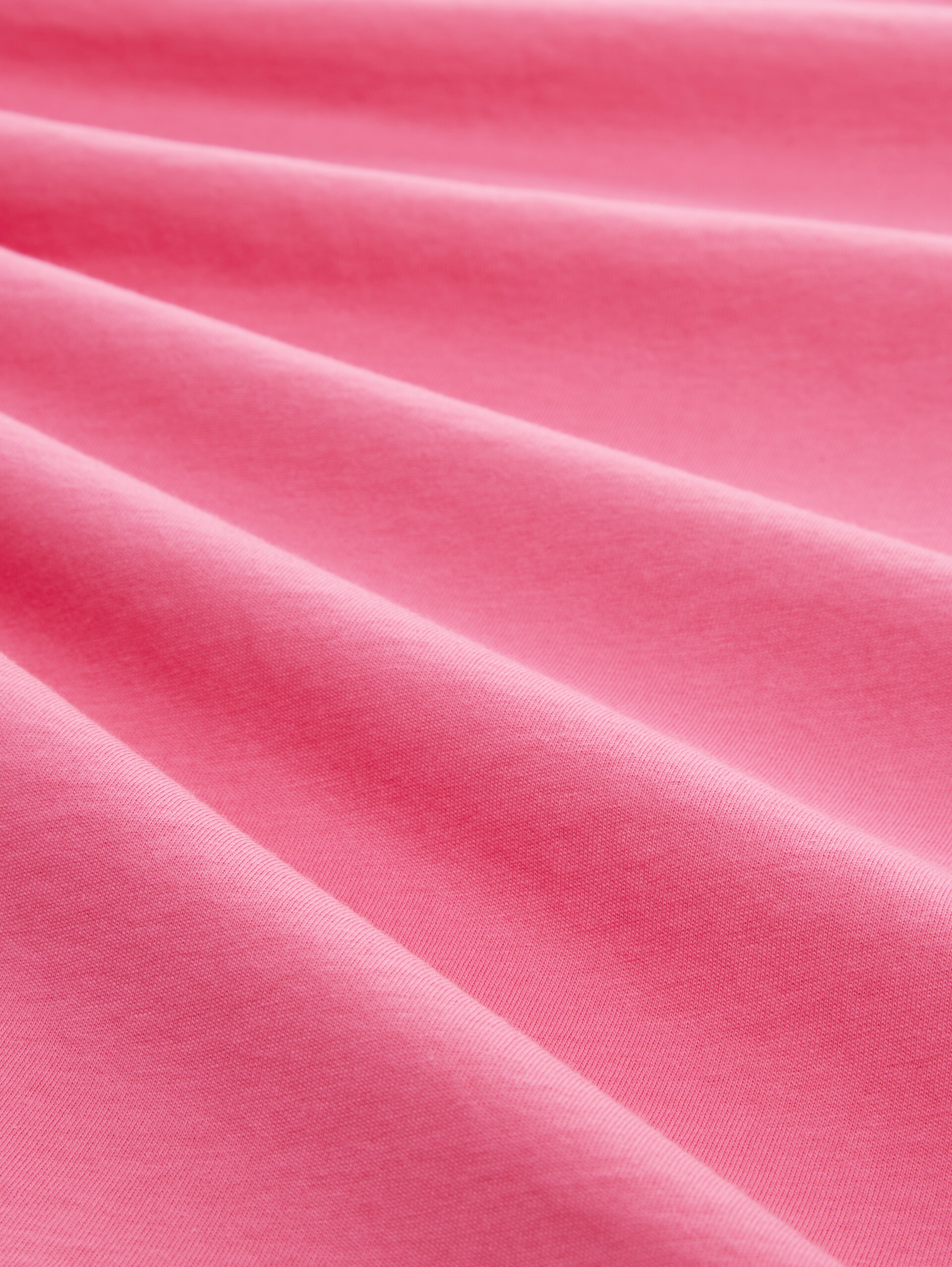 T-shirt avec logo brodé - carmine pink - Vue de la matière