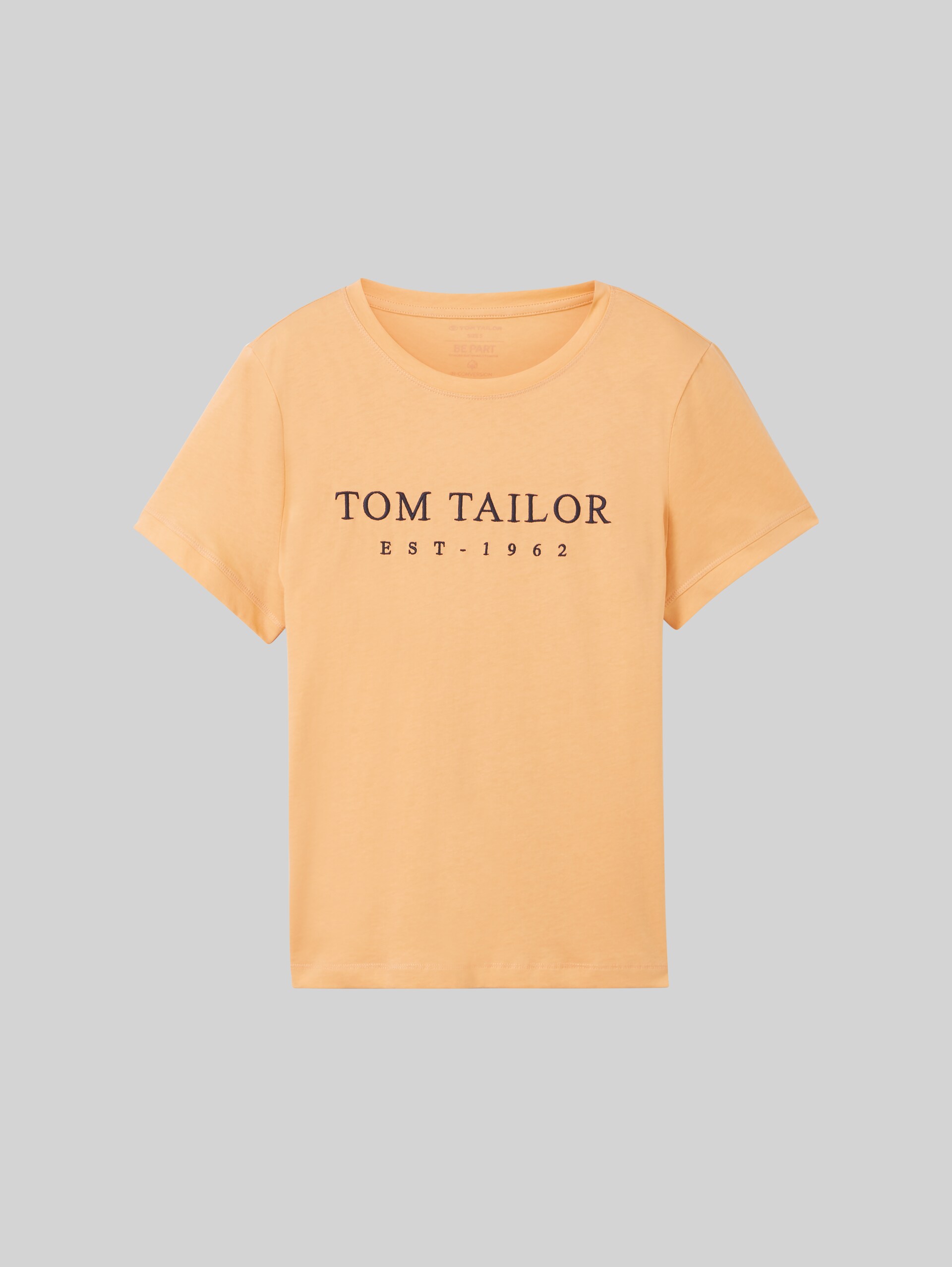 T-Shirt mit Logo-Stickerei - light coral - Vorder-Produkt-Ansicht