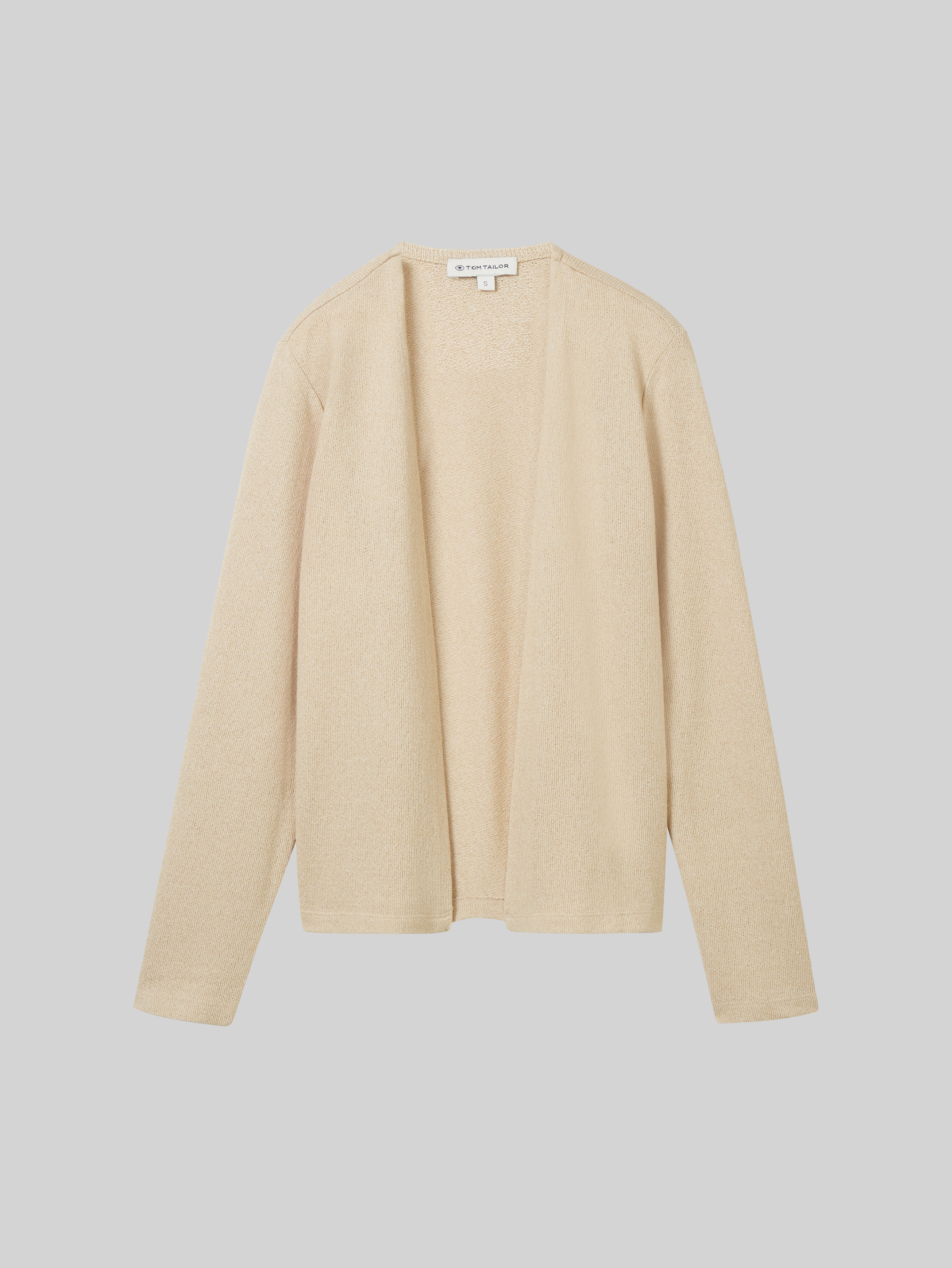 Basic cardigan in brown by Tom Tailor