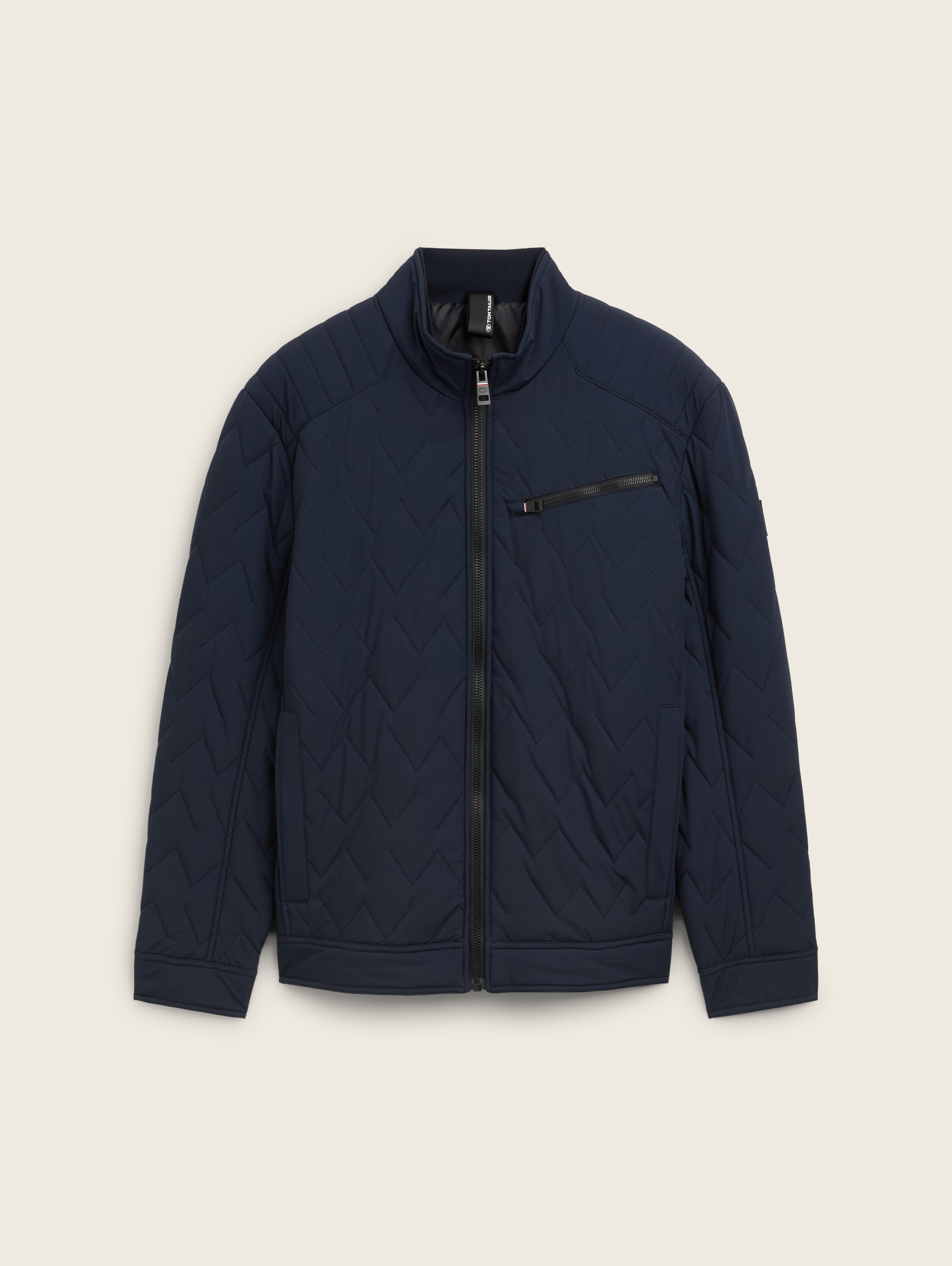 Quilted biker jacket by Tom Tailor